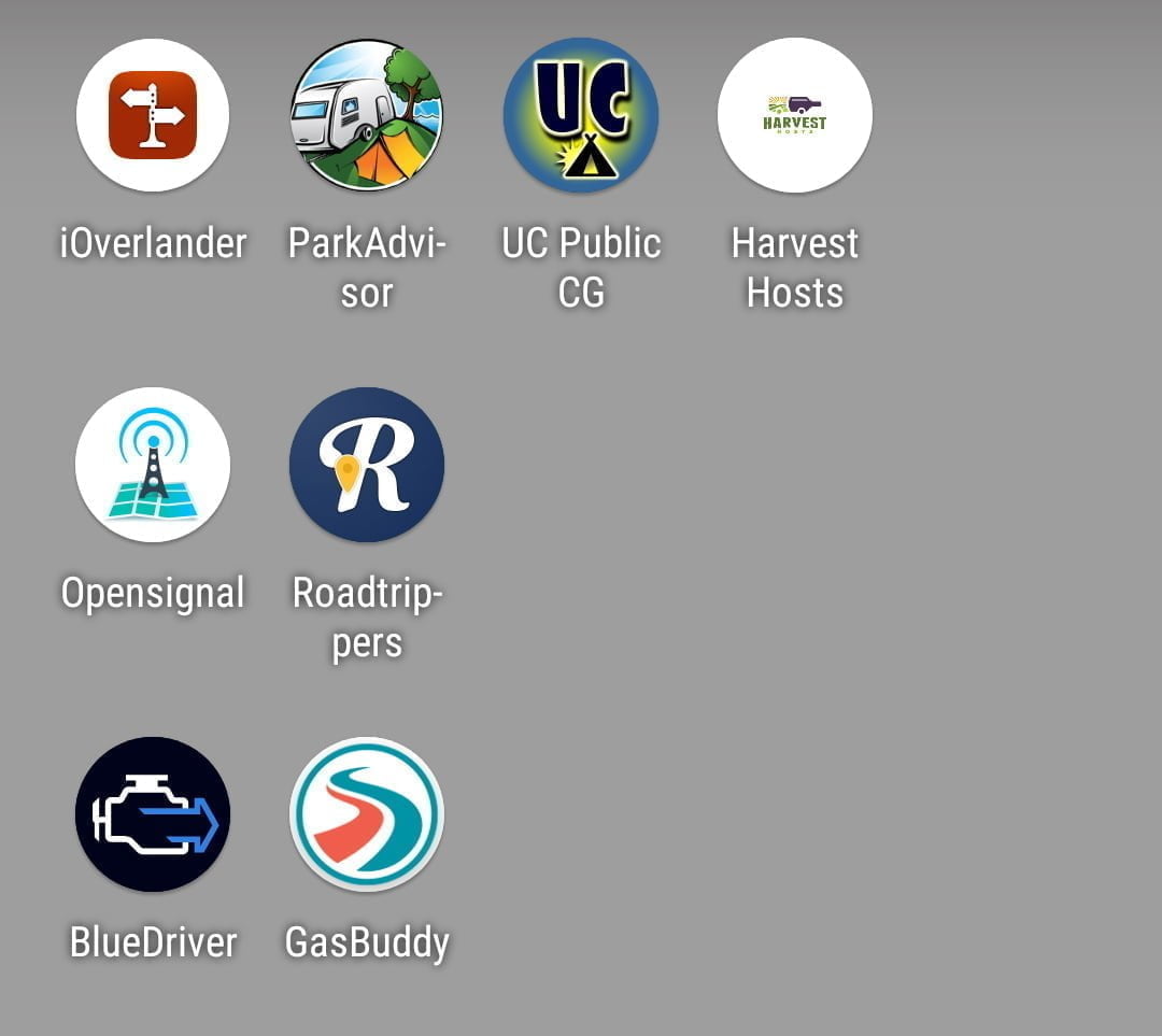 My Favorite Vanlife and Travel Apps