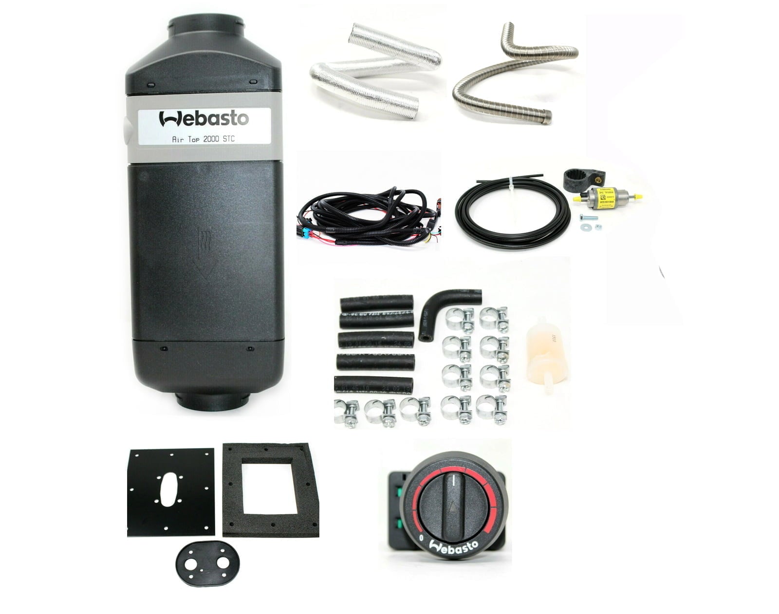 Webasto Air Top 2000 STC Gasoline Heater with Rheostat Controller