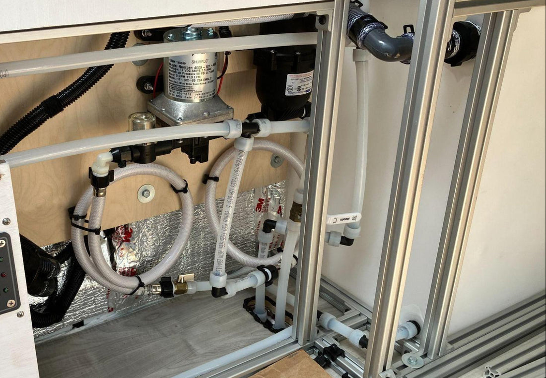 Camper Van Plumbing Diagram: Fresh Water System Using PEX-A