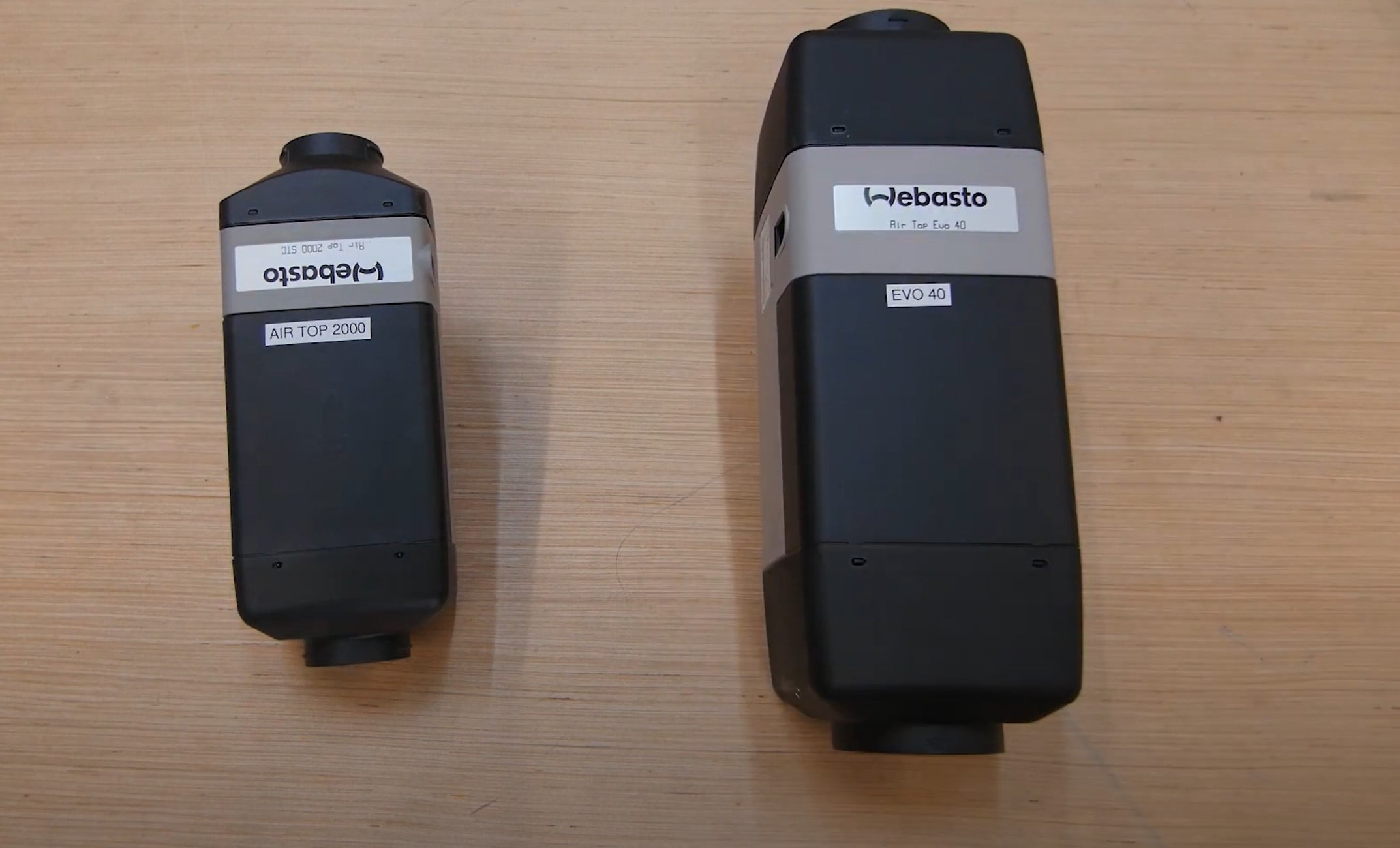 Webasto Air Top 2000 vs. EVO 40 comparison