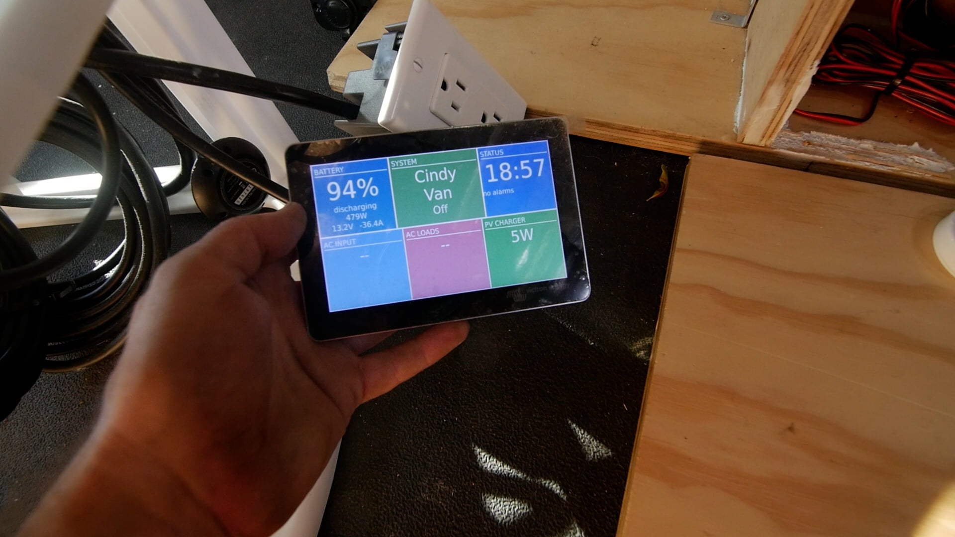 Vanlife Electrical System Tour Video - Victron Energy Components with External BMS