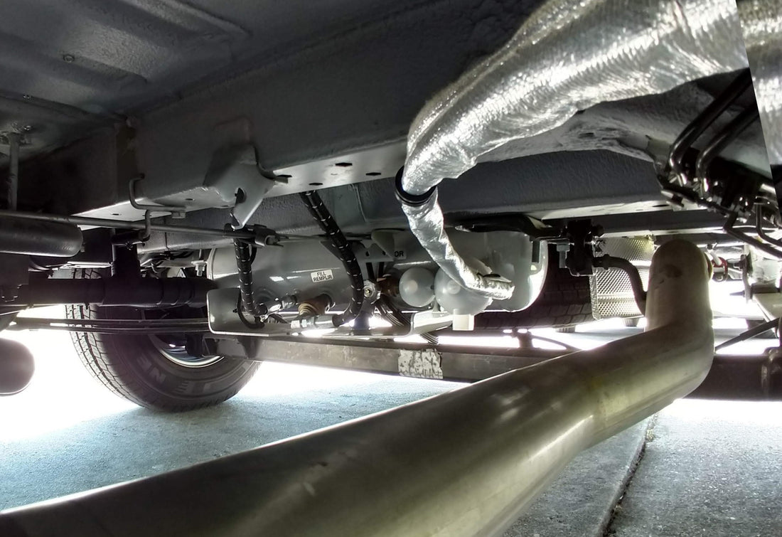 Installing A Propane Tank Underneath a Promaster Van with Remote Fill Kit