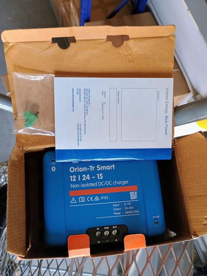 Victron Energy Orion-Tr Smart 12/24/15 - Isolated - 15 Amp DC-DC Charger  (24-Volt) (Clearance)