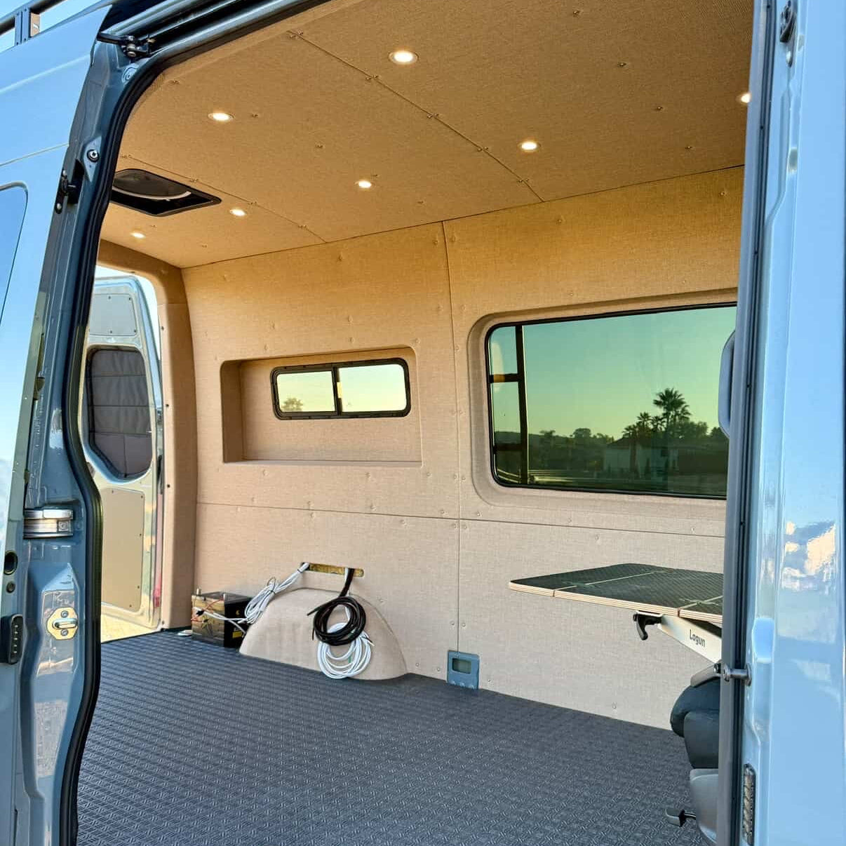 Mercedes Sprinter Rear Half-Slider Bunk Window Trim Ring