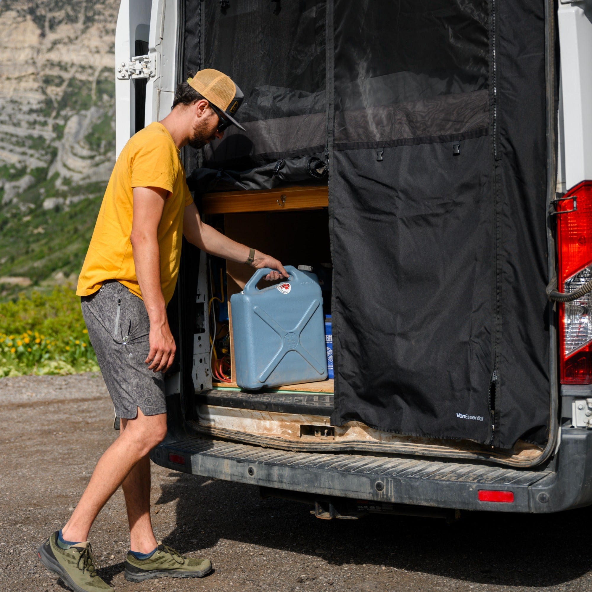 VanEssential Ford Transit Bug Screen - Rear Doors