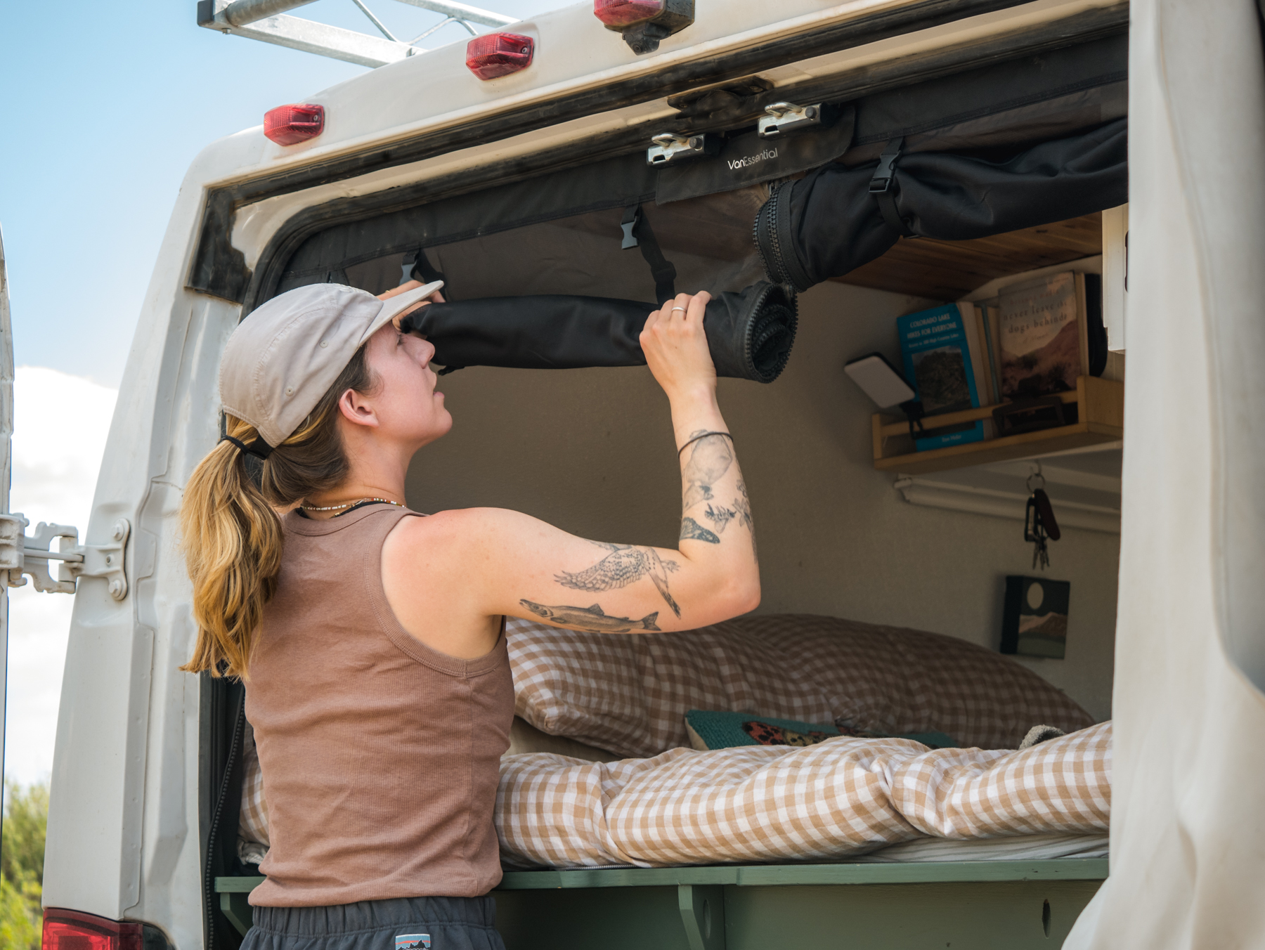 VanEssential Ram Promaster Bug Screen - Rear Doors