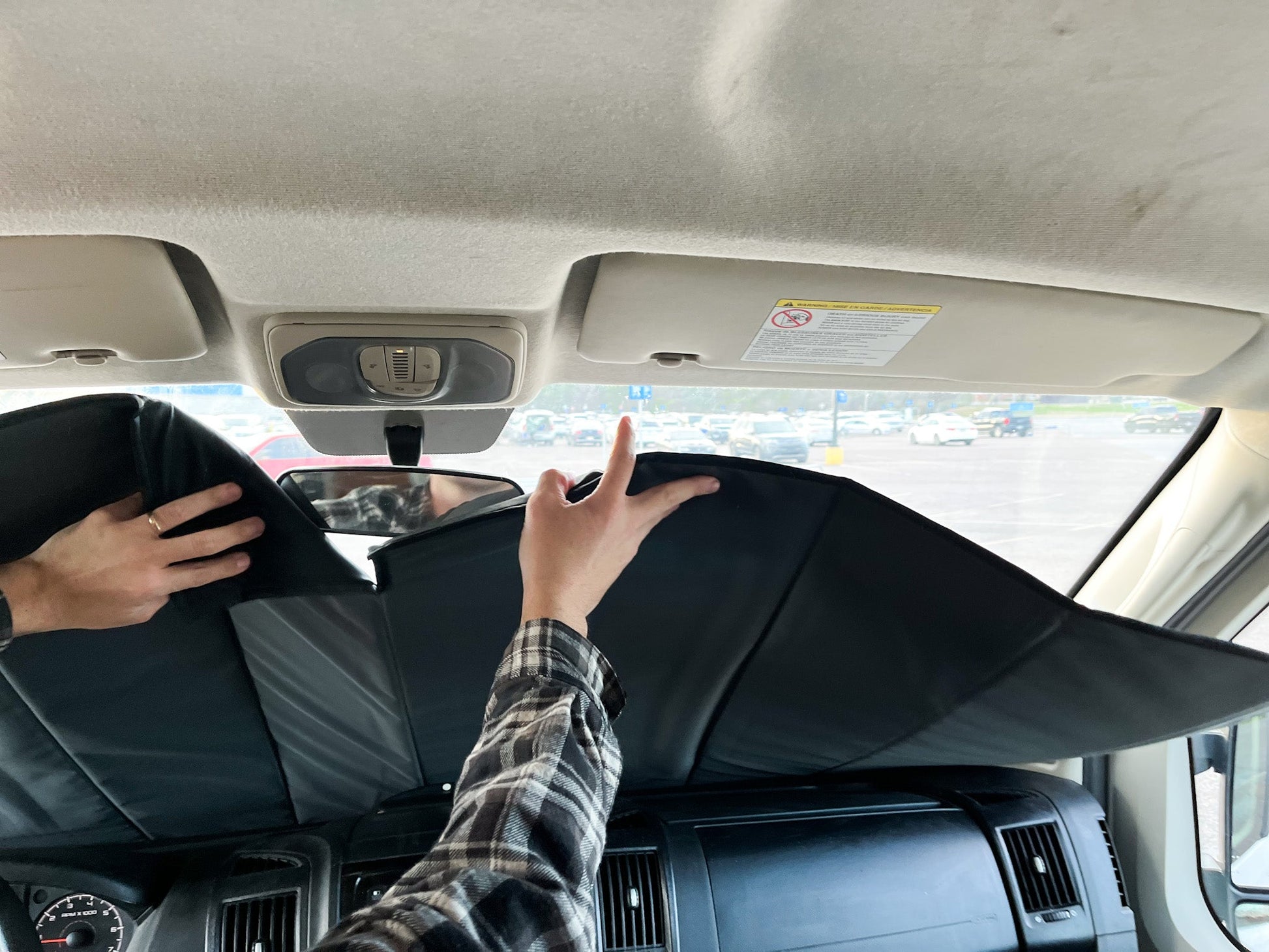 VanEssential Ram Promaster Stealth Front Windshield Cover