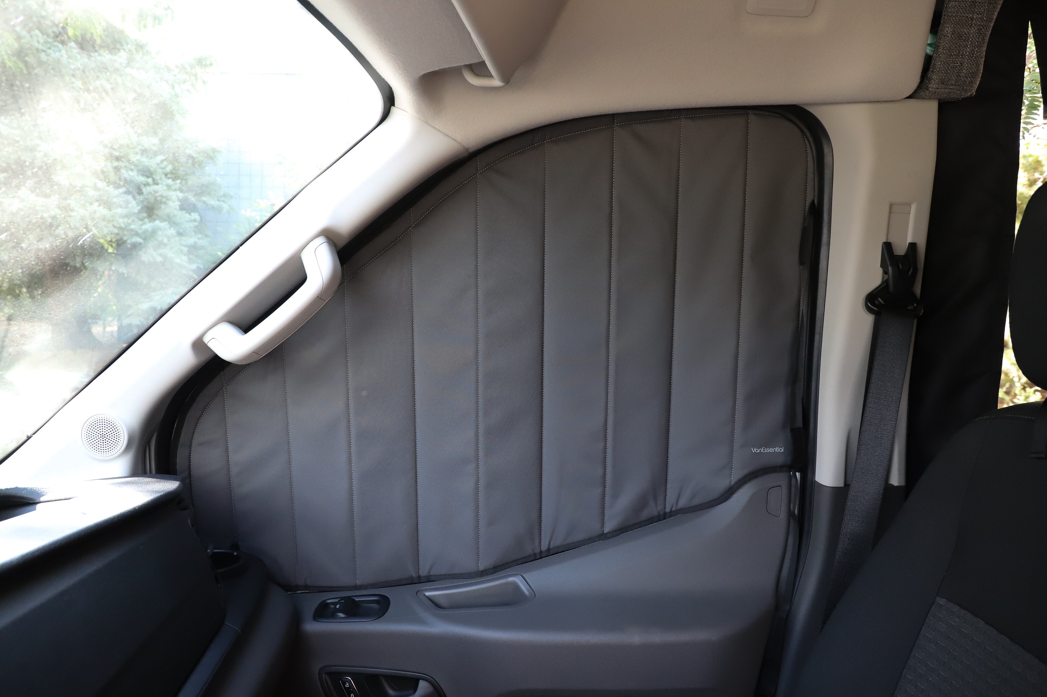 VanEssential Ford Transit Stealth Front Door Window Covers (Pair)