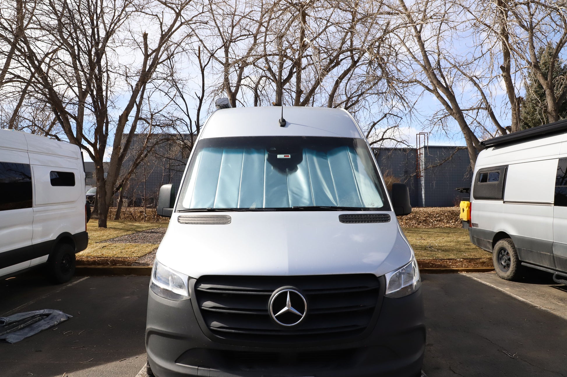 VanEssential Mercedes Sprinter Reflective Front Windshield Cover