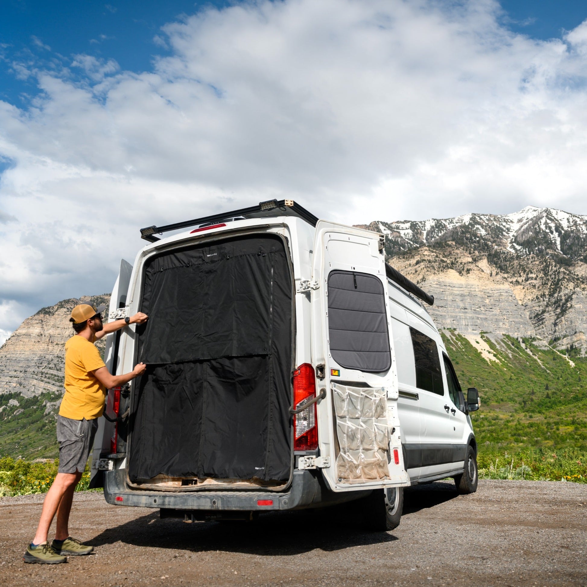 VanEssential Ford Transit Bug Screen - Rear Doors