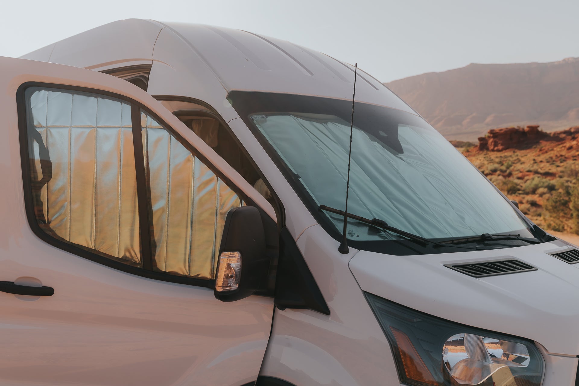 VanEssential Ford Transit Reflective Front Windshield Cover
