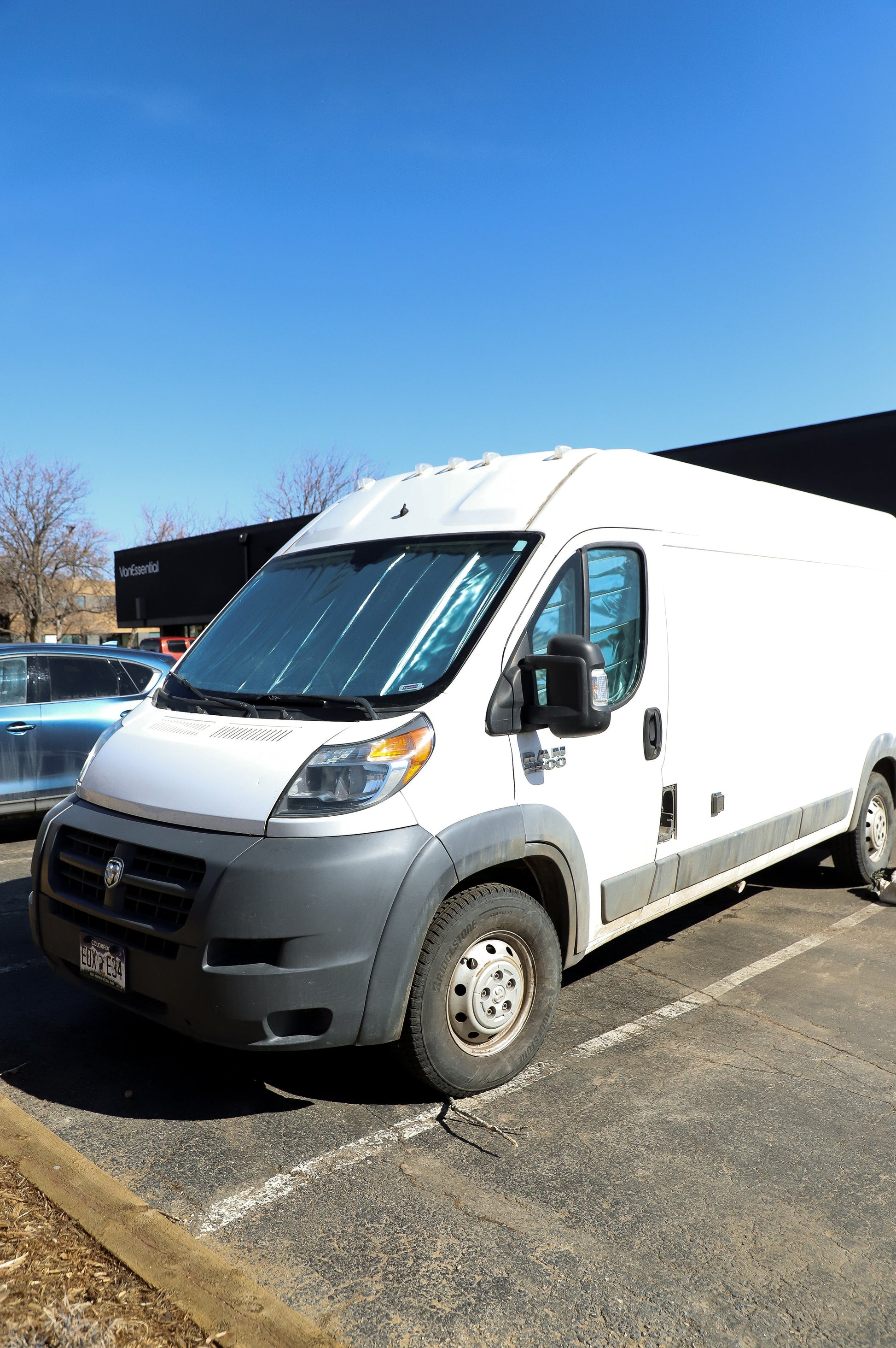 VanEssential Ram Promaster Reflective Front Windshield Cover