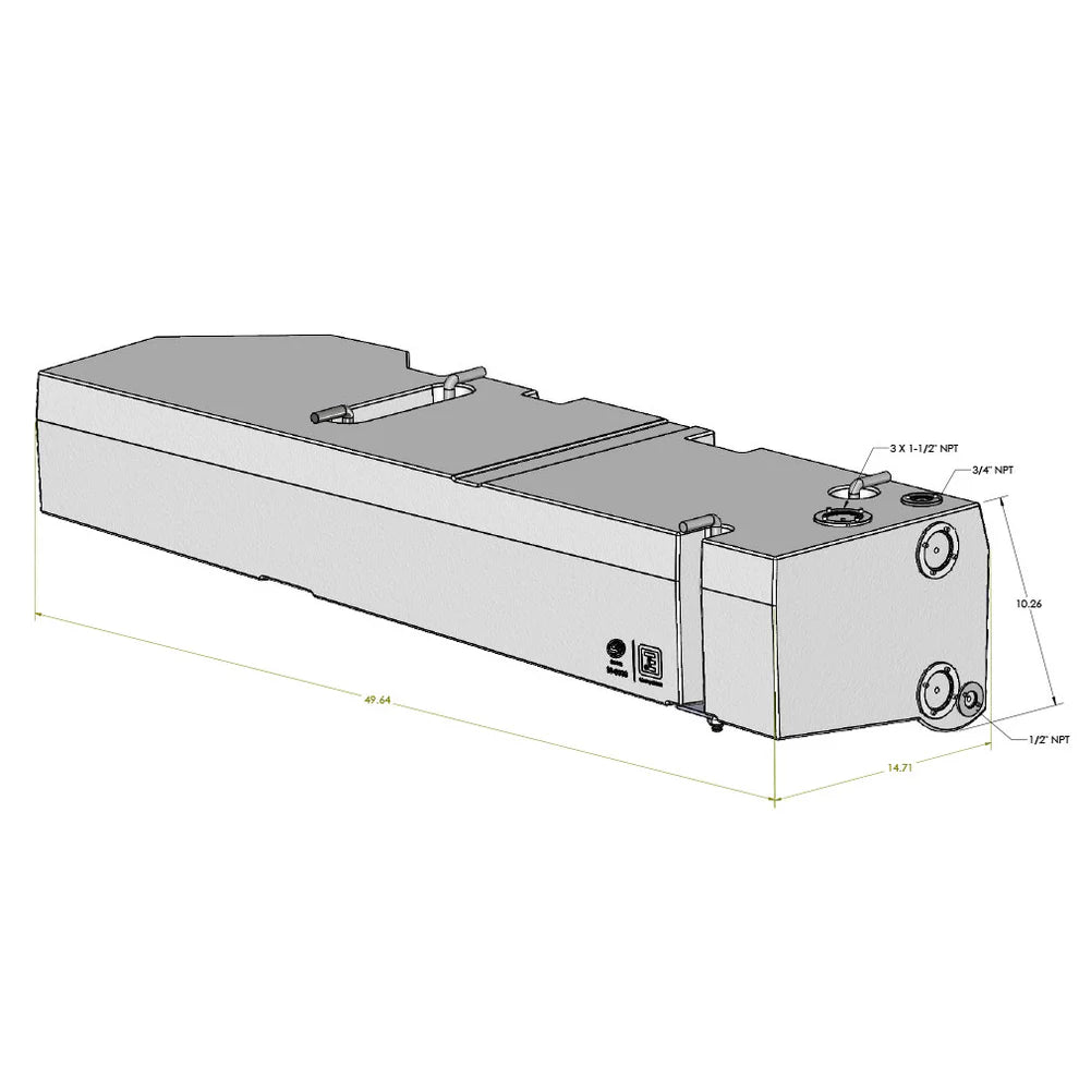 22 Gallon Undercarriage Water Tank - Transit (Driver Side)