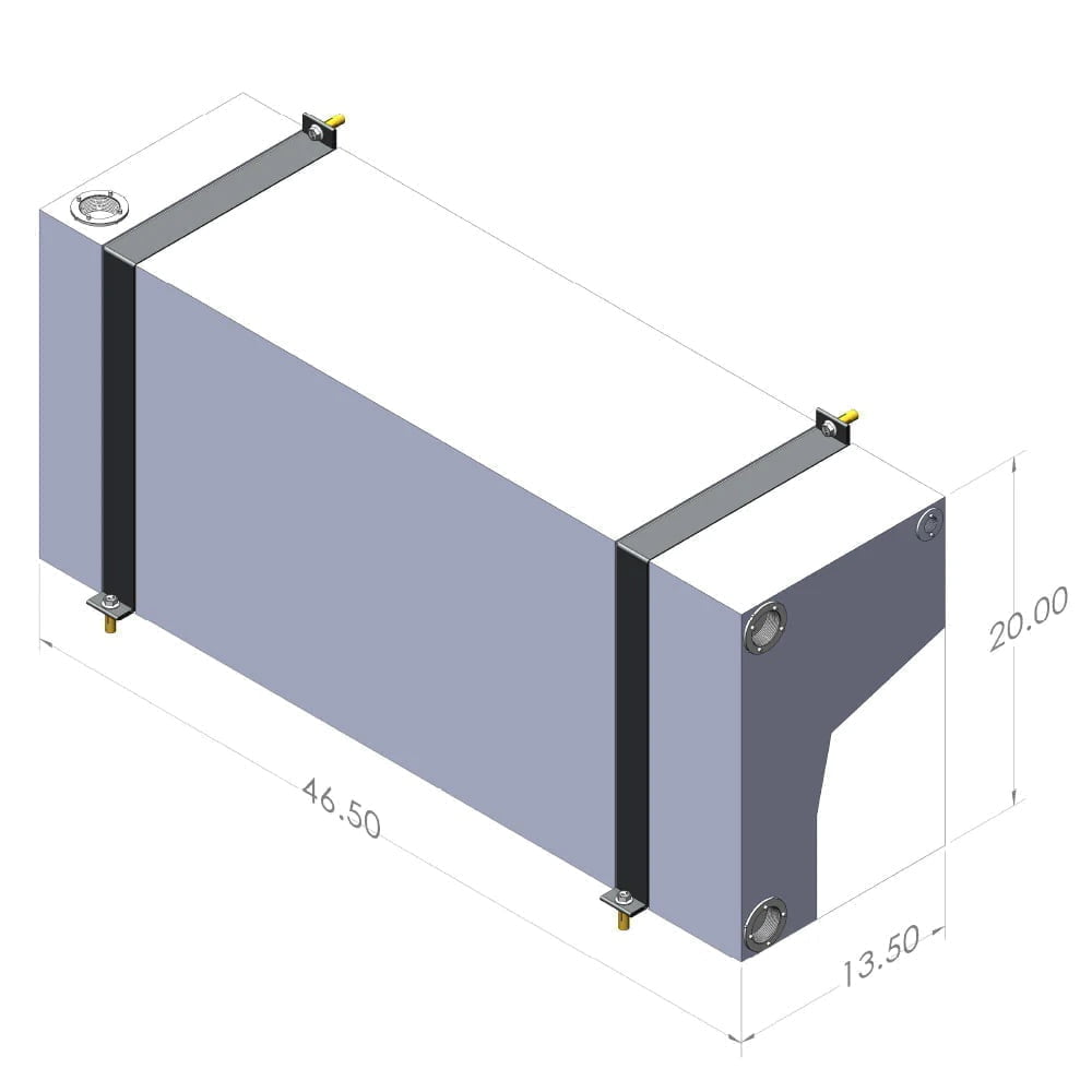 35 Gallon Wheel Well Water Tank - Sprinter/Transit (Driver Side)