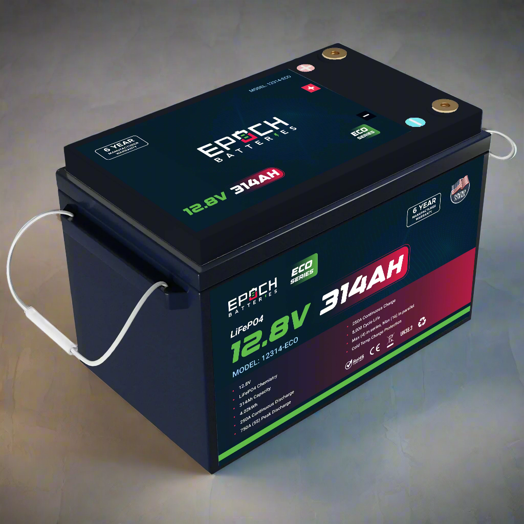 Epoch 12V 314Ah Eco Series LiFePO4 Lithium Battery (4.02kWh)