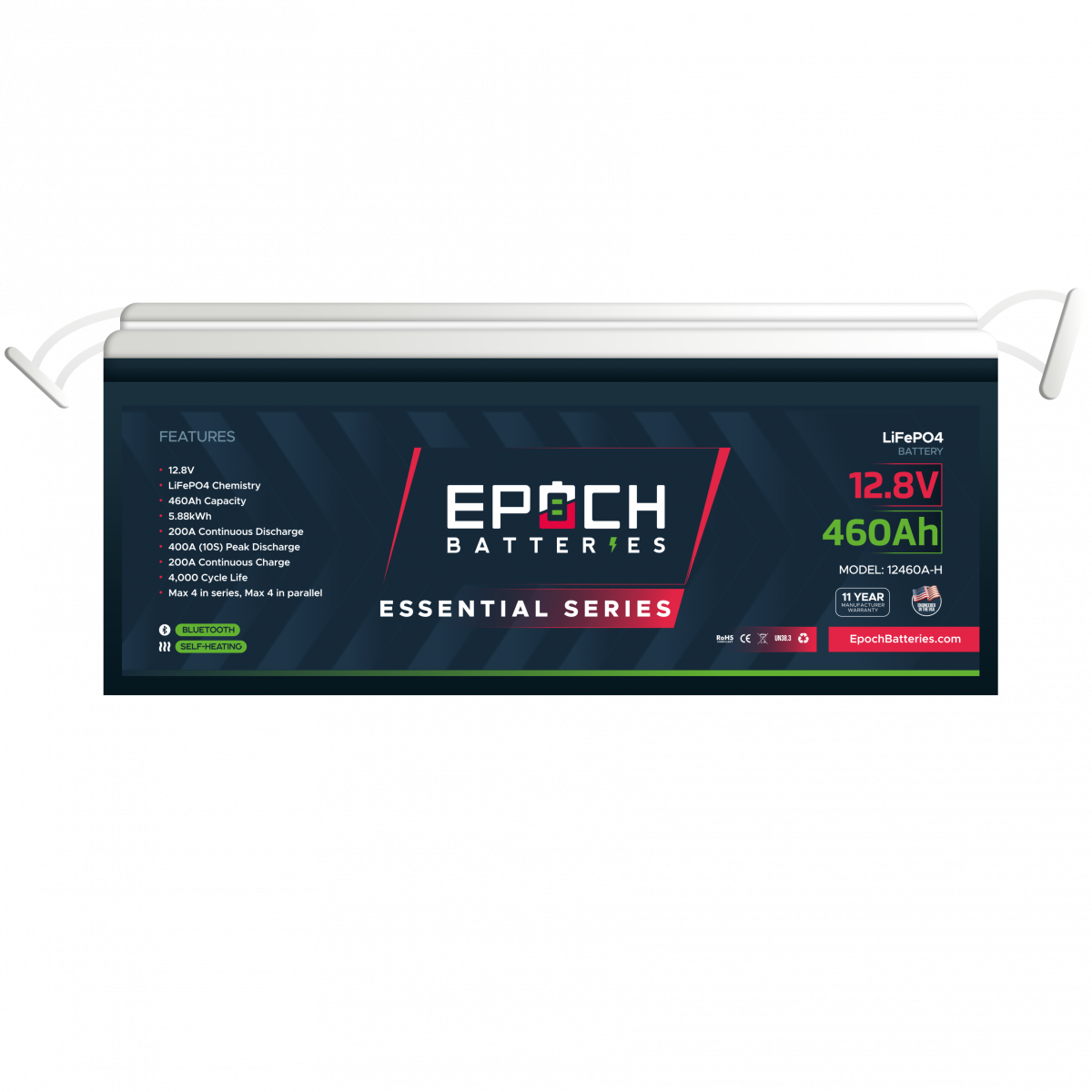 Epoch 460Ah Lithium Battery "Essential Series" (12-Volt)