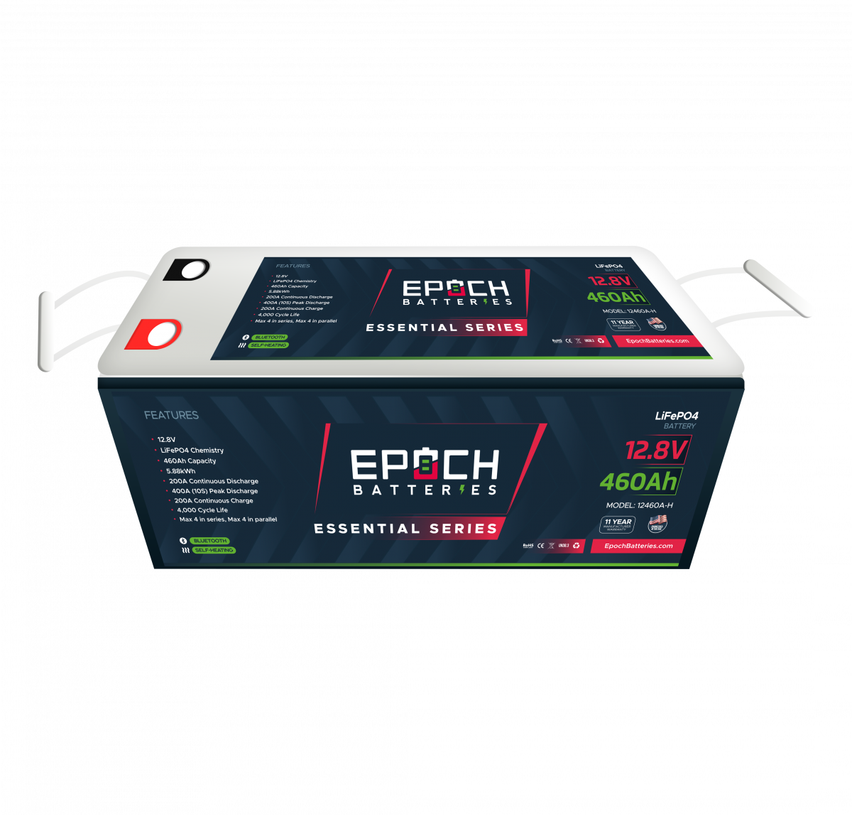 Epoch 460Ah Lithium Battery "Essential Series" (12-Volt)