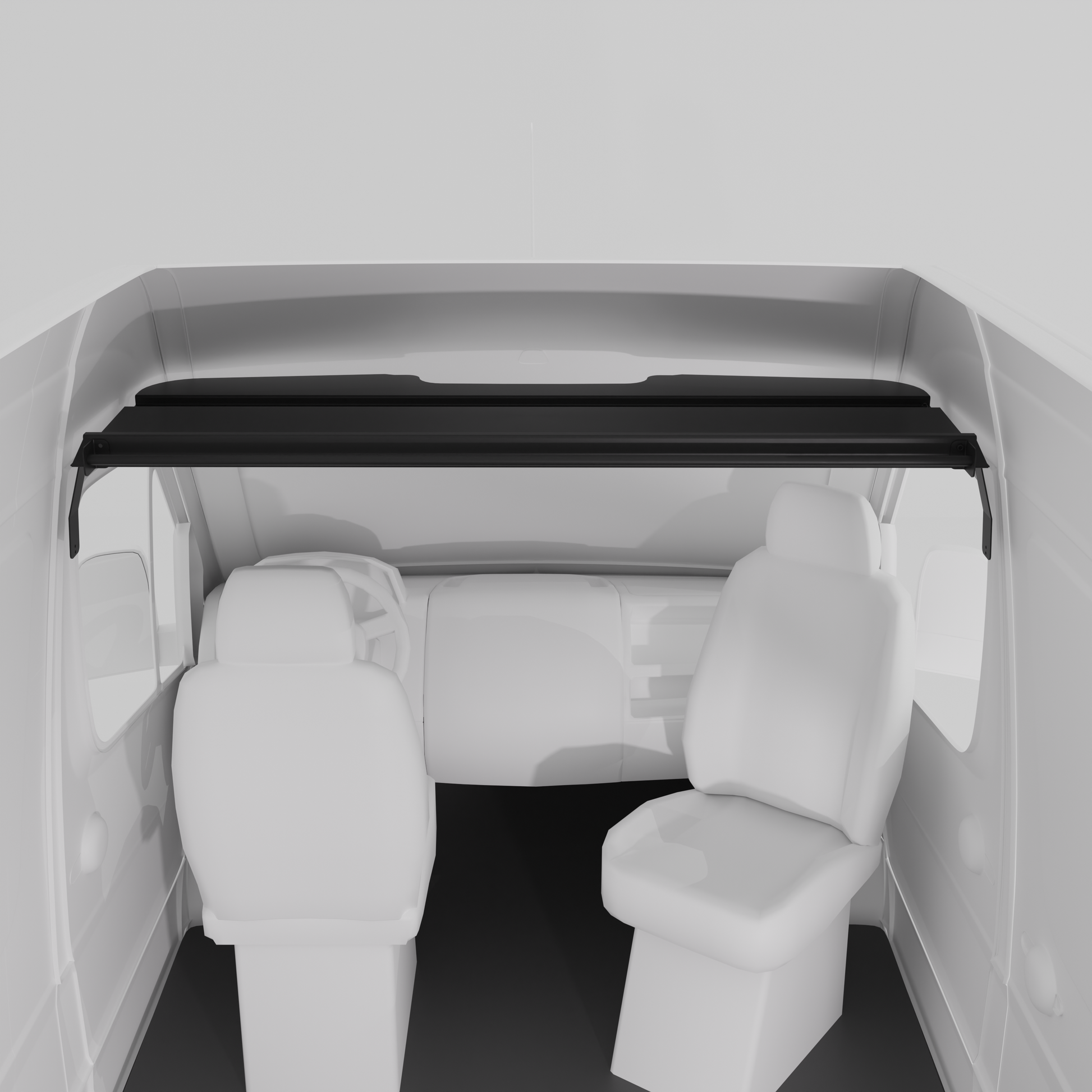 Van Wife Components Sprinter 2019+ Headliner Shelf - with Curtain Rod