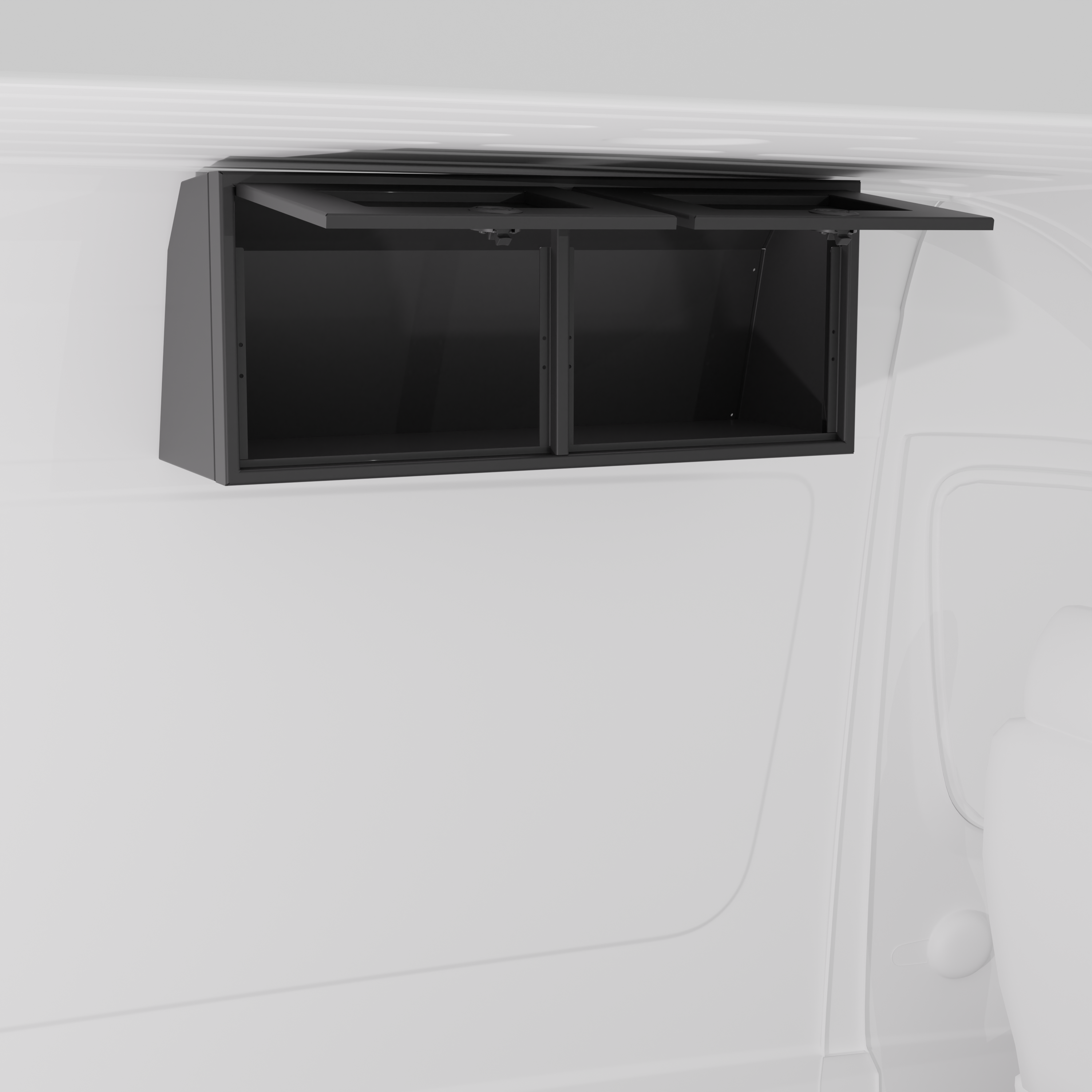 Van Wife Components - 36" Aluminum Upper Cabinet