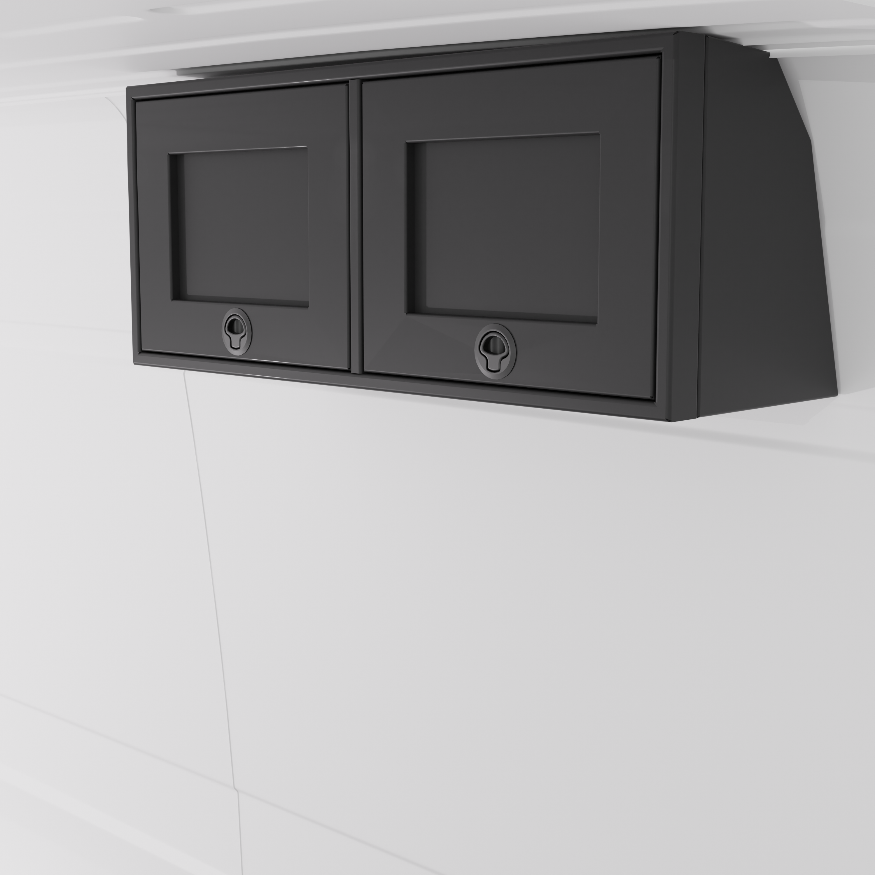 Van Wife Components - 36" Aluminum Upper Cabinet