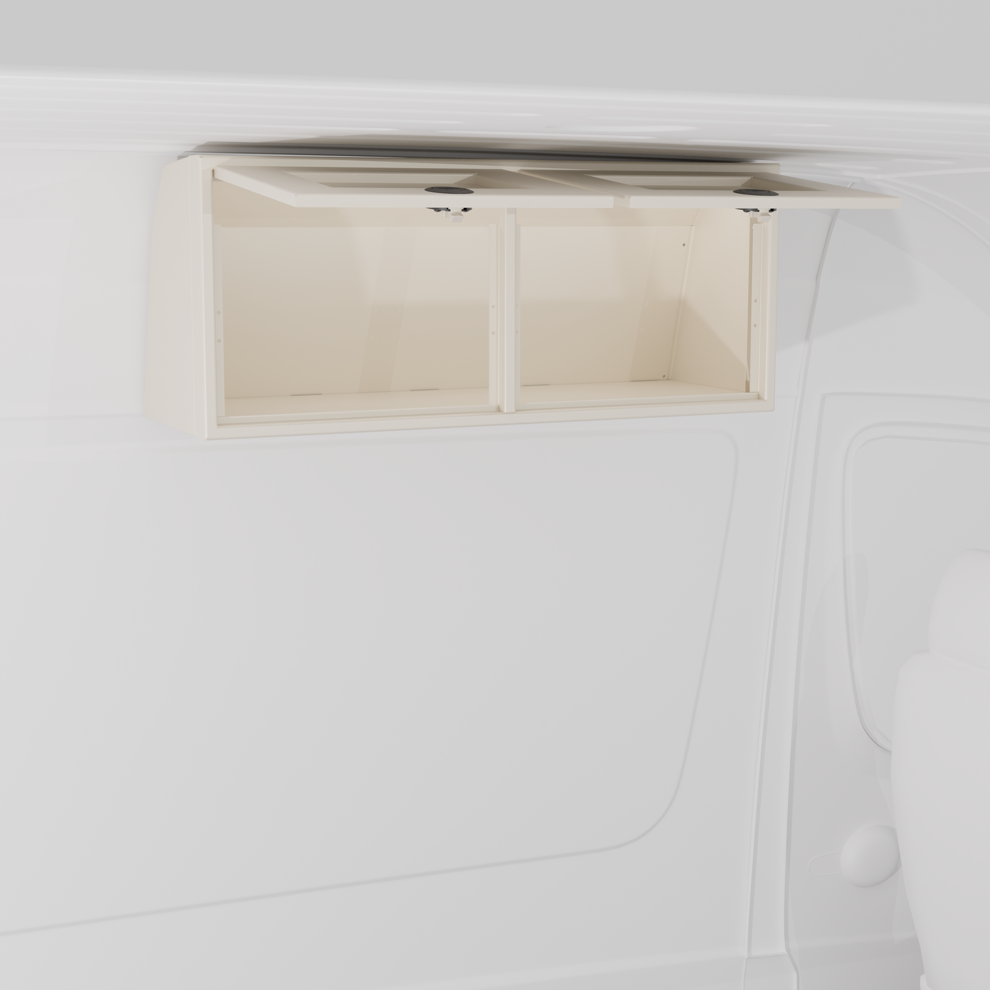 Van Wife Components - 36" Aluminum Upper Cabinet