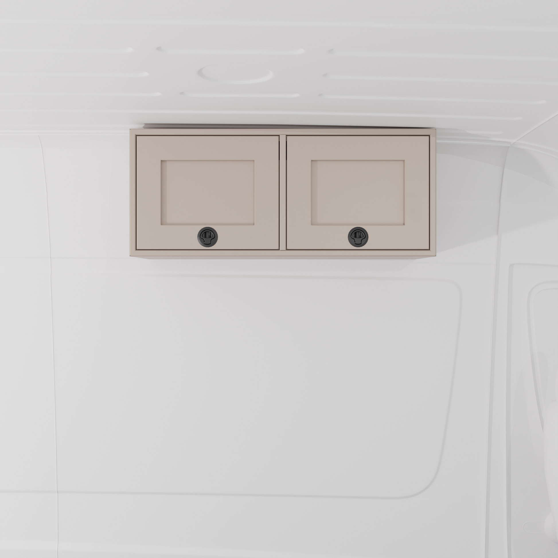 Van Wife Components - 36" Aluminum Upper Cabinet