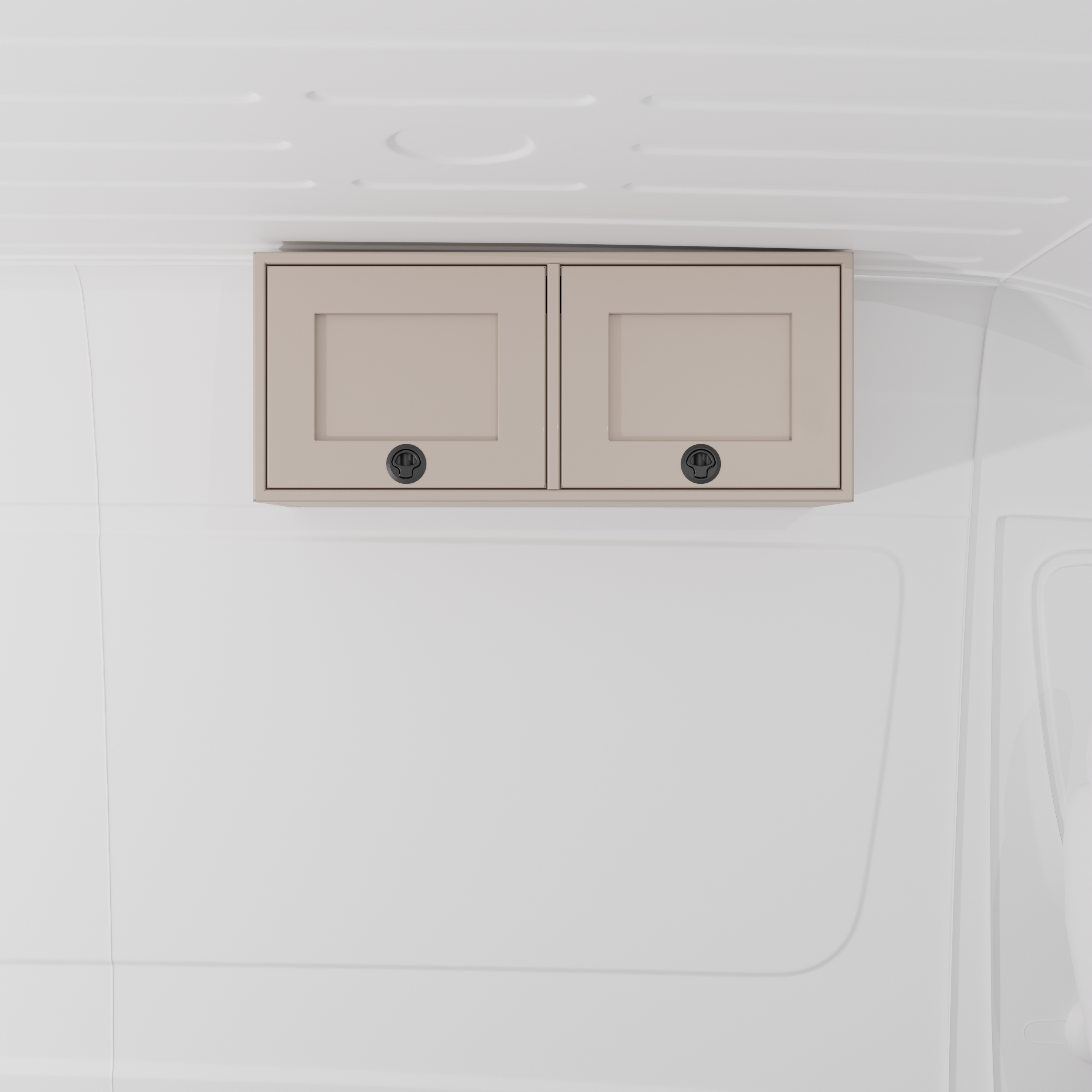 Van Wife Components - 36" Aluminum Upper Cabinet