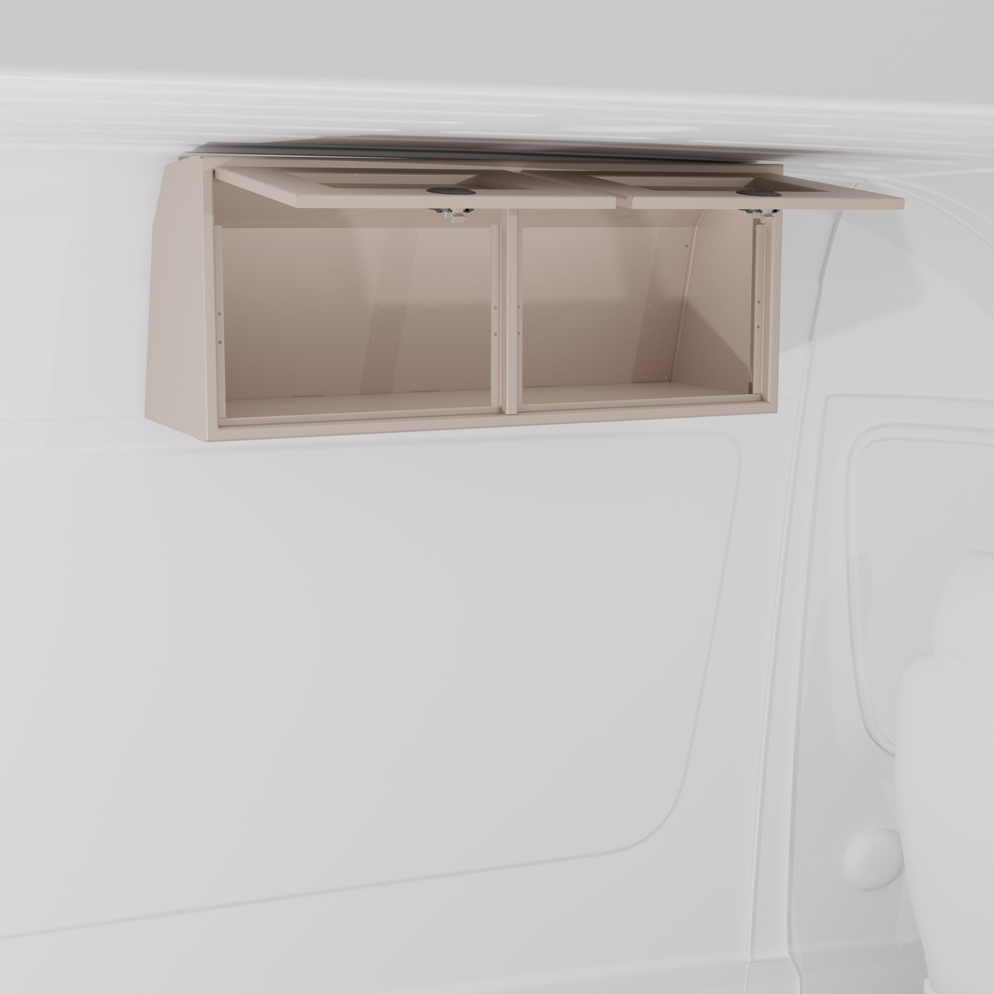 Van Wife Components - 36" Aluminum Upper Cabinet