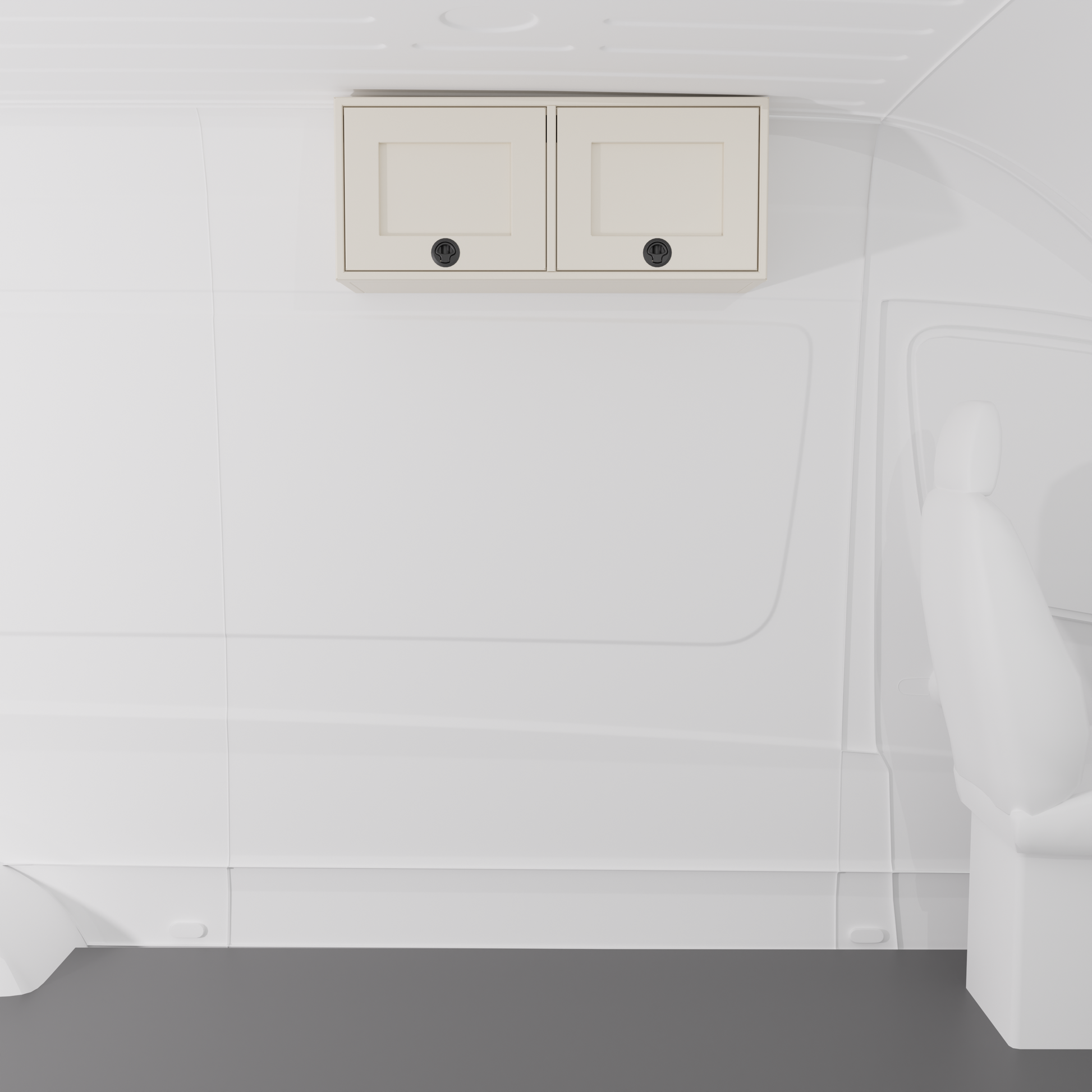 Van Wife Components - 36" Aluminum Upper Cabinet