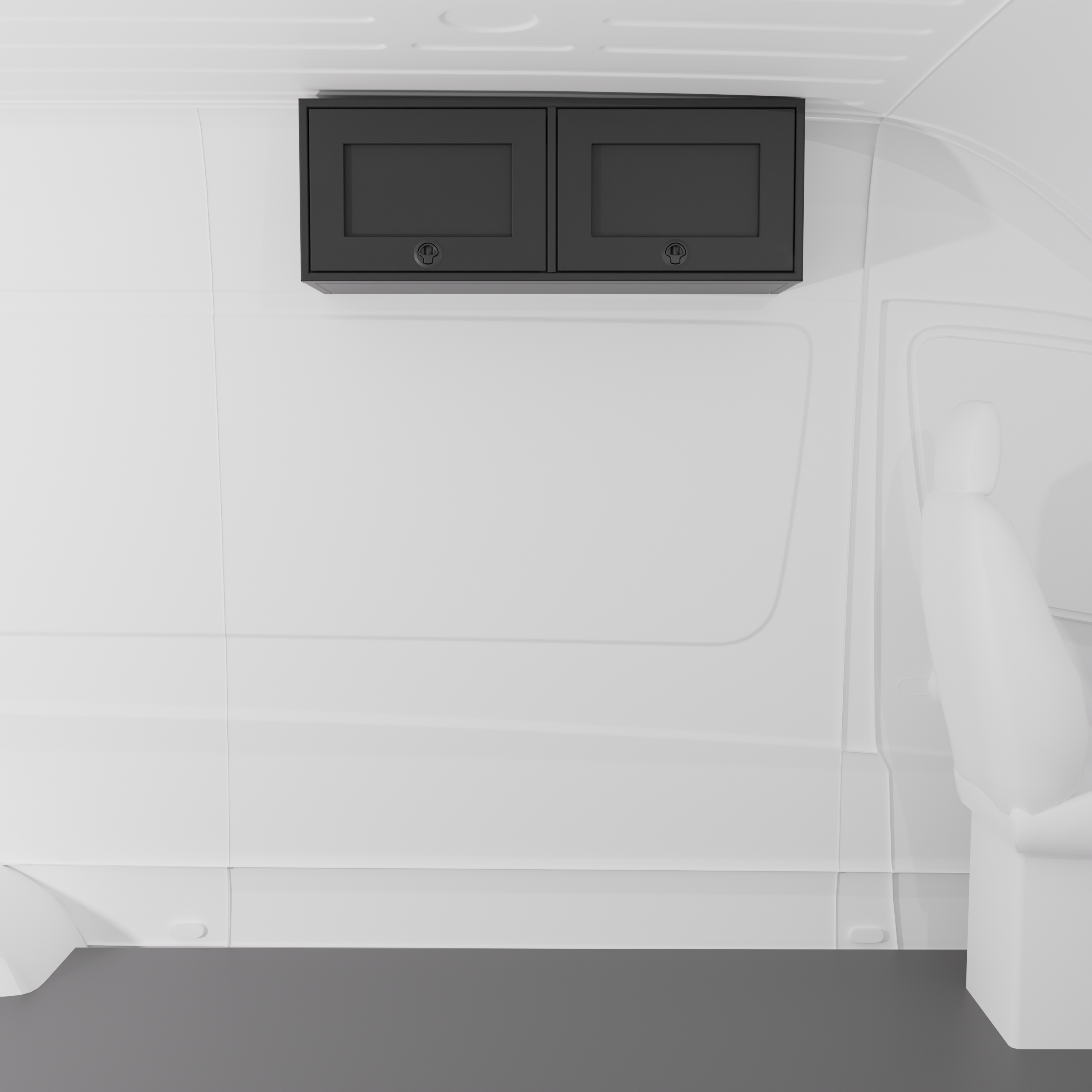 Van Wife Components - 42" Aluminum Upper Cabinet