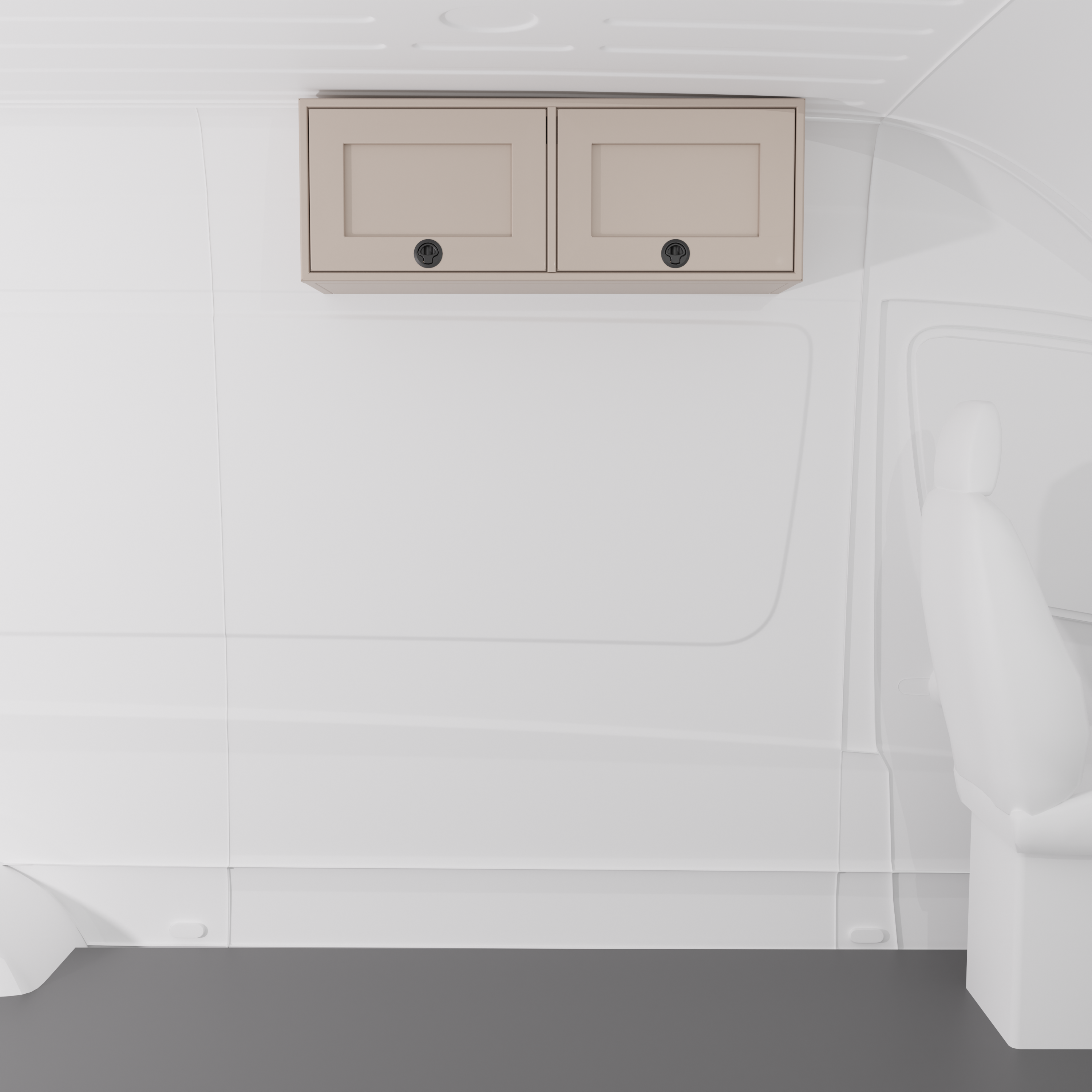 Van Wife Components - 42" Aluminum Upper Cabinet