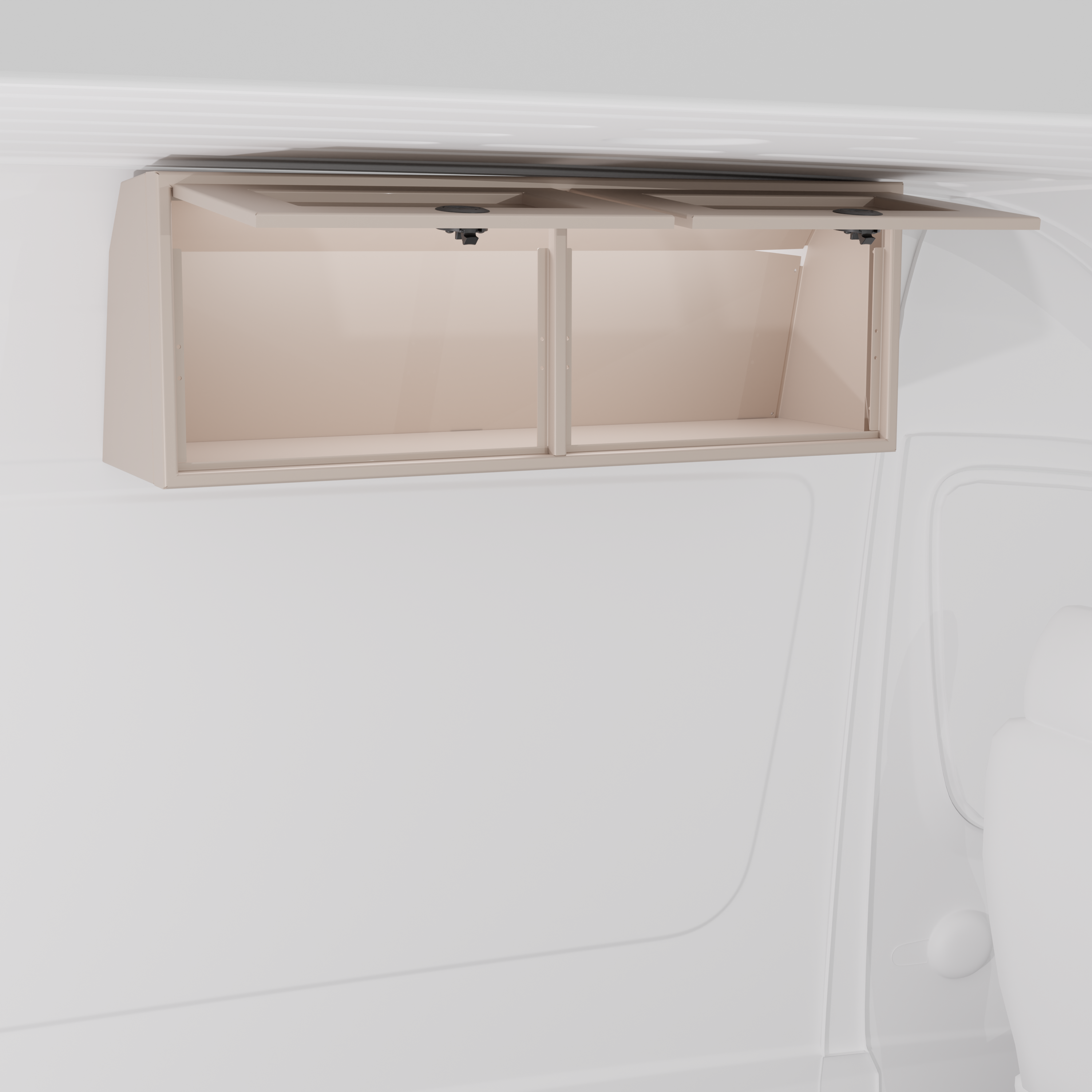 Van Wife Components - 42" Aluminum Upper Cabinet