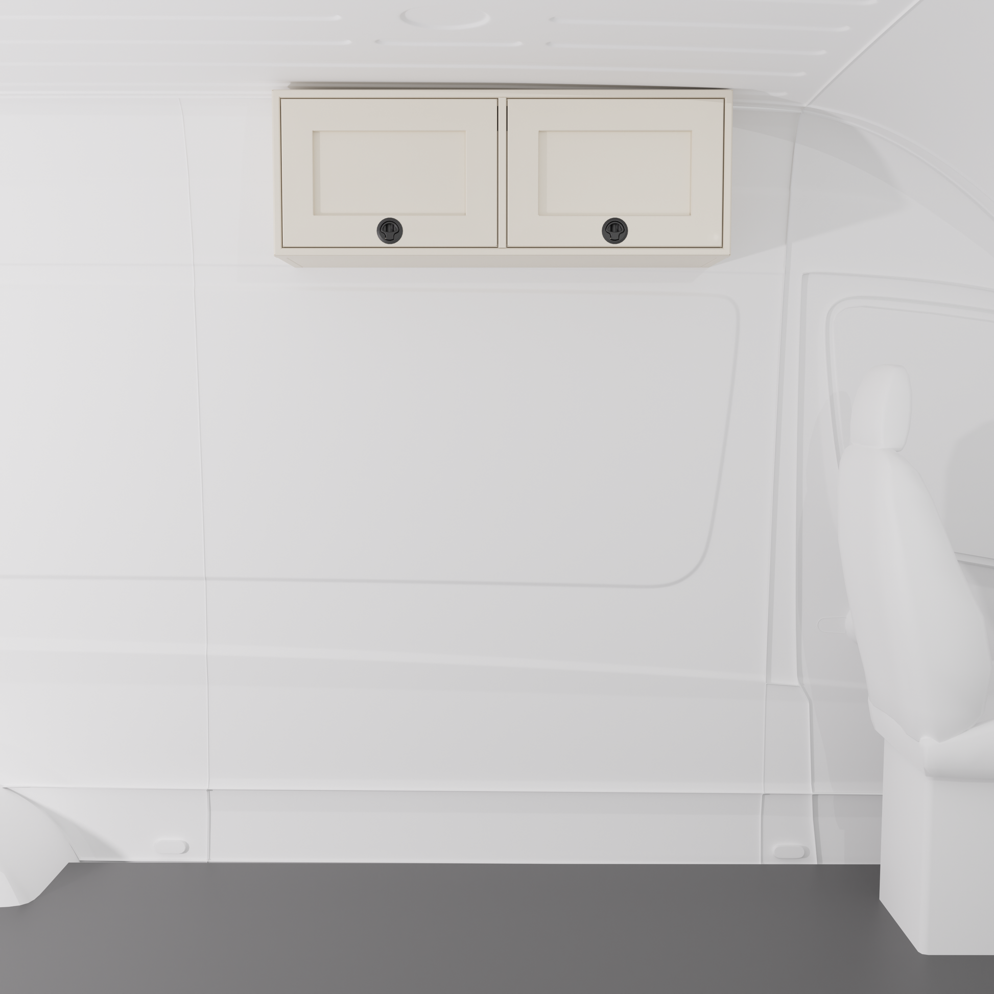 Van Wife Components - 42" Aluminum Upper Cabinet