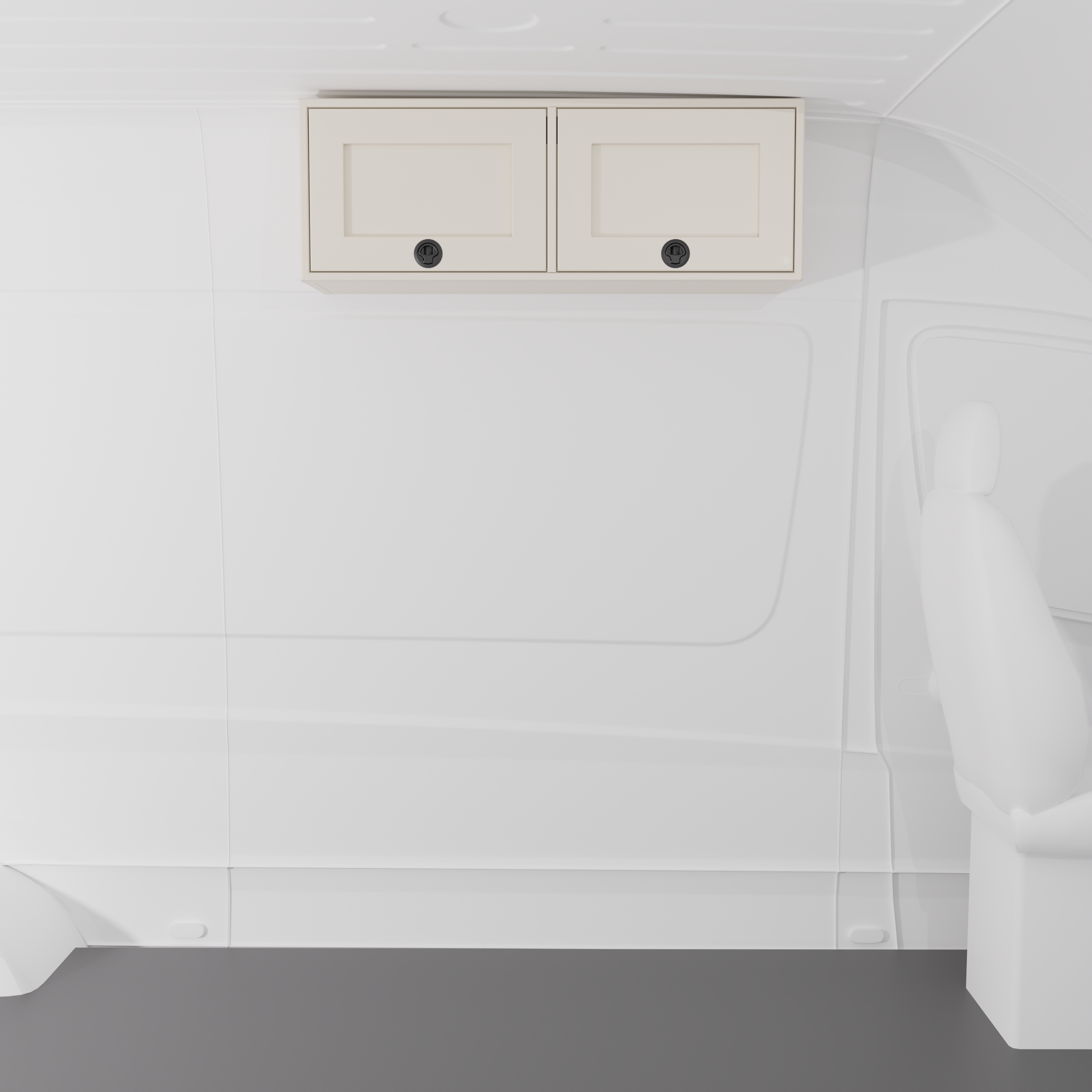 Van Wife Components - 42" Aluminum Upper Cabinet
