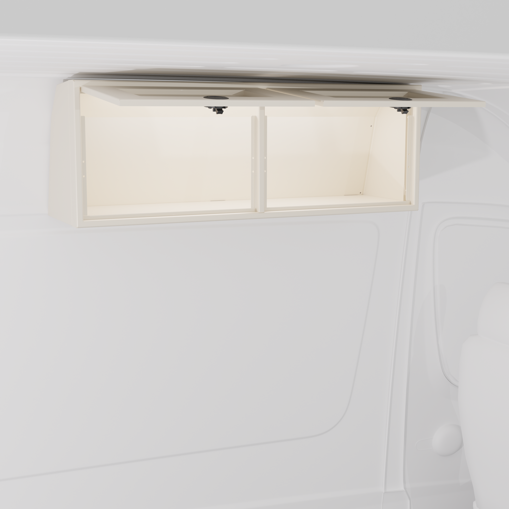 Van Wife Components - 42" Aluminum Upper Cabinet