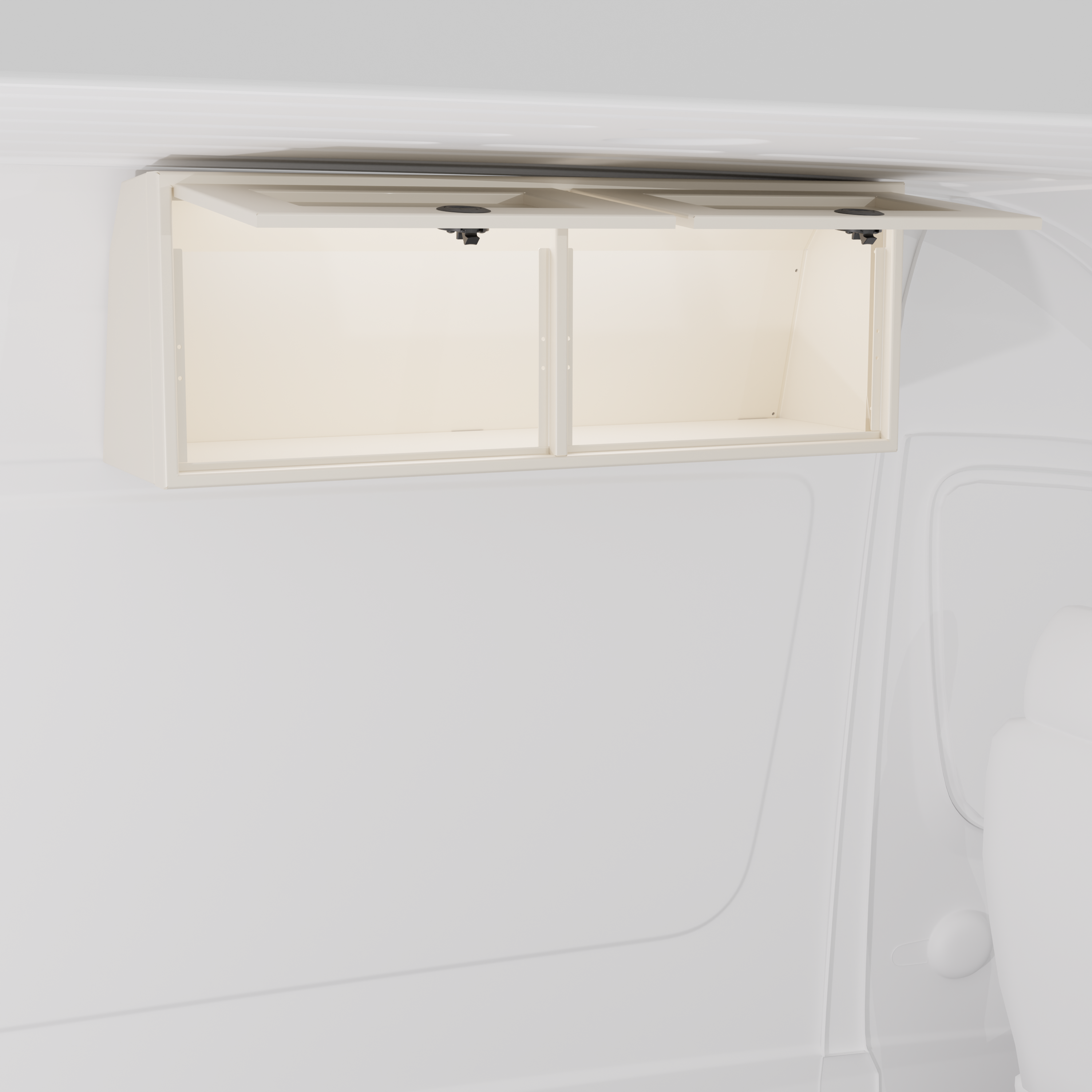 Van Wife Components - 42" Aluminum Upper Cabinet