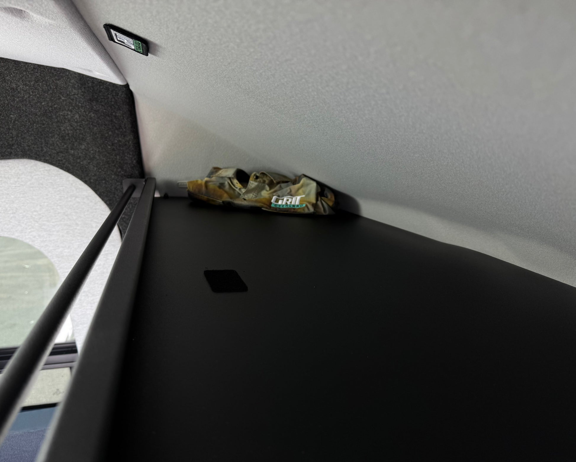 Van Wife Components Ford Transit Headliner Shelf - with Curtain Rod