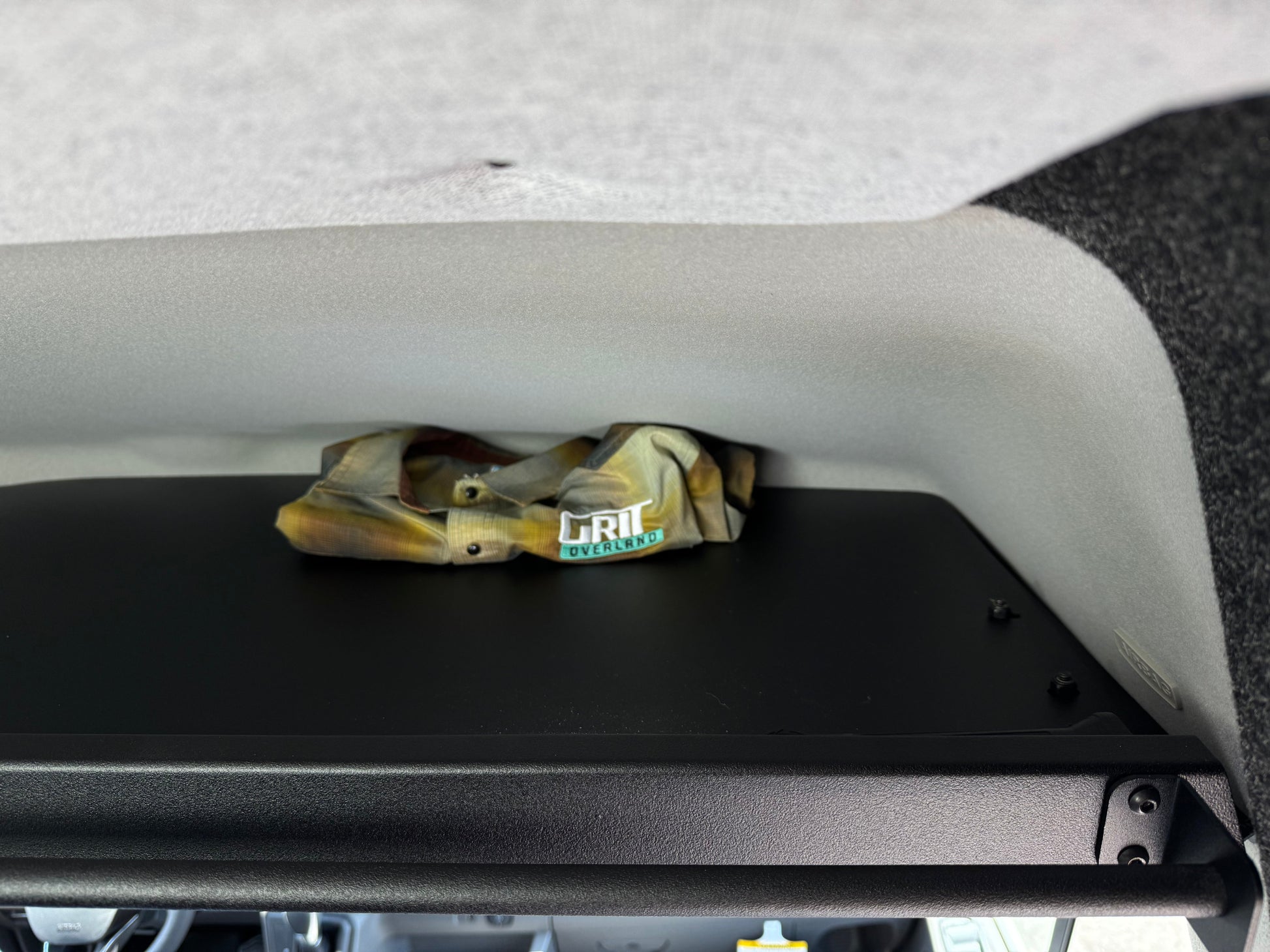 Van Wife Components Ford Transit Headliner Shelf - with Curtain Rod