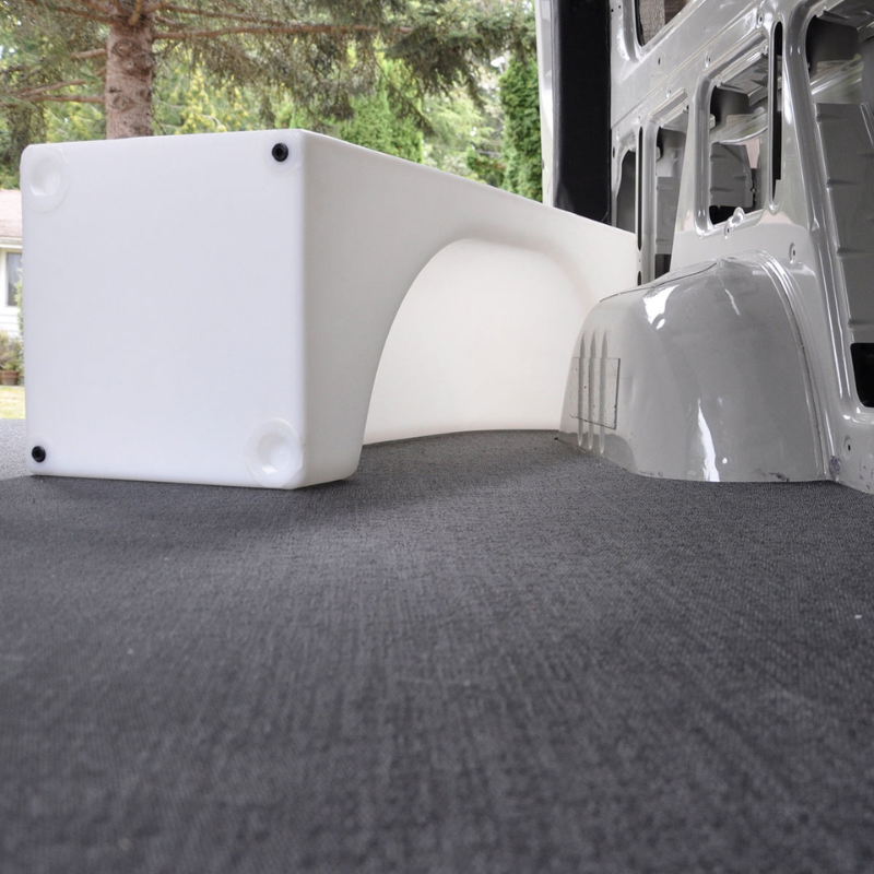 NW Conversions 36 Gallon Wheel Well Water Tank - Sprinter/Transit