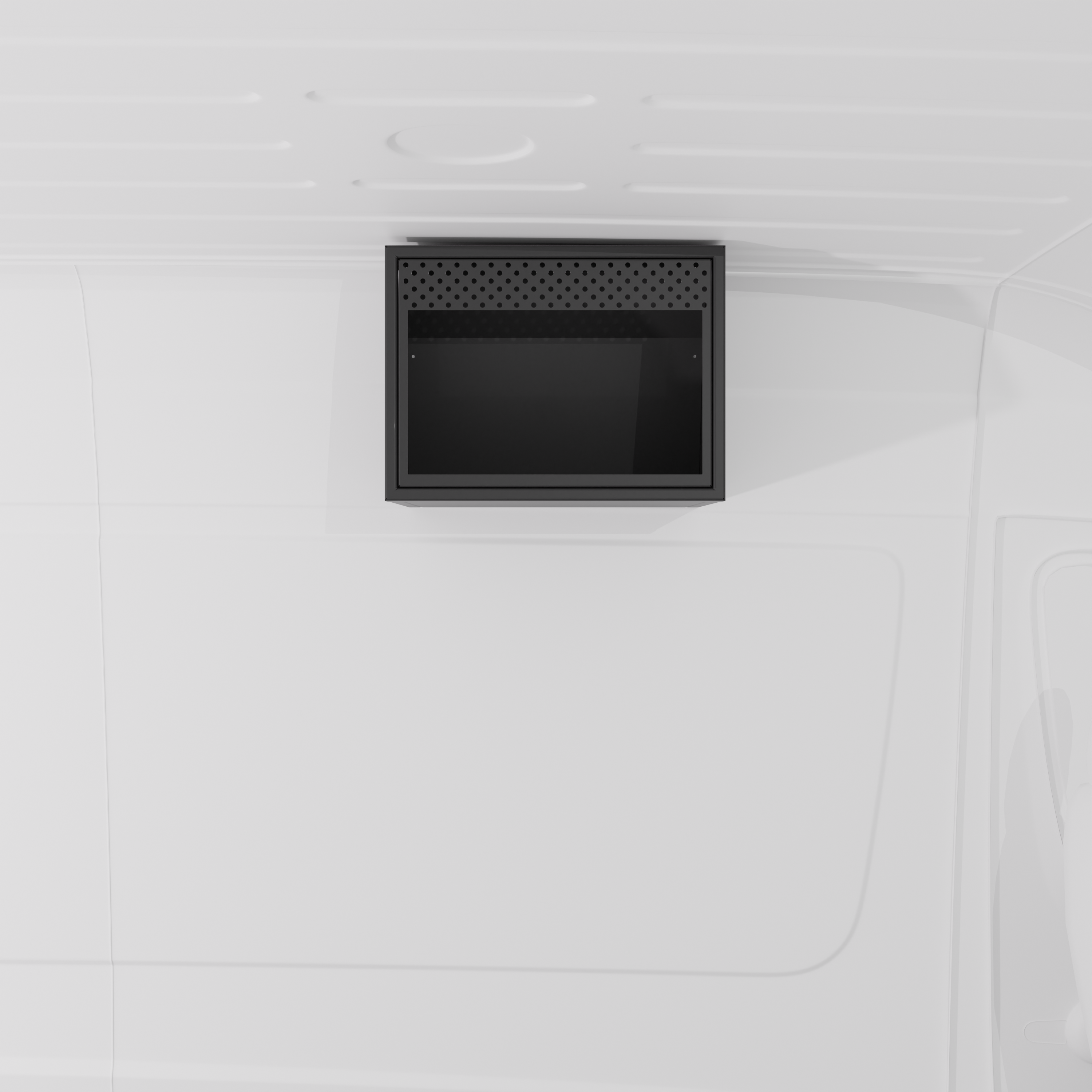 Van Wife Components - 20" Aluminum Microwave Cabinet