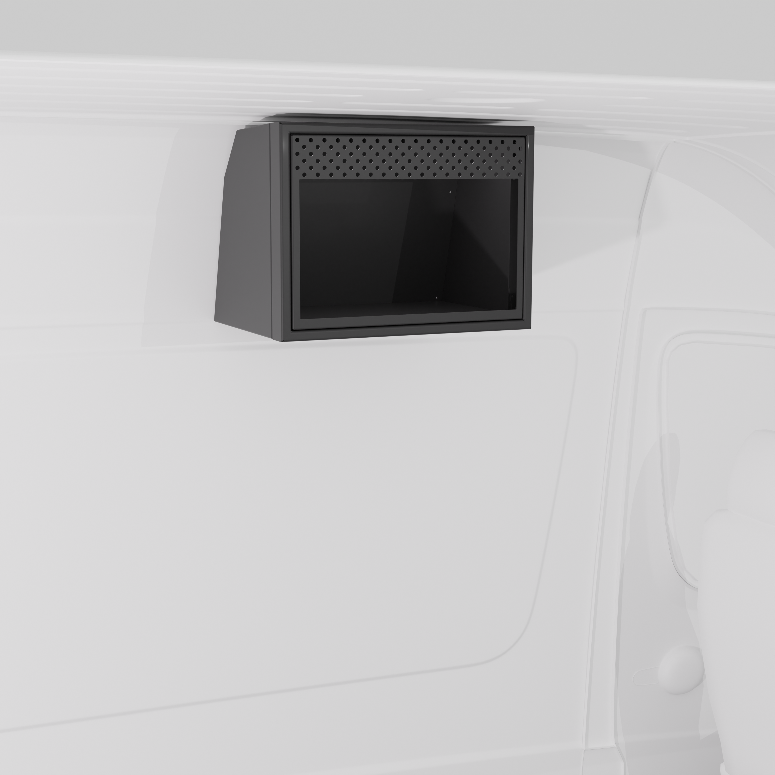 Van Wife Components - 20" Aluminum Microwave Cabinet
