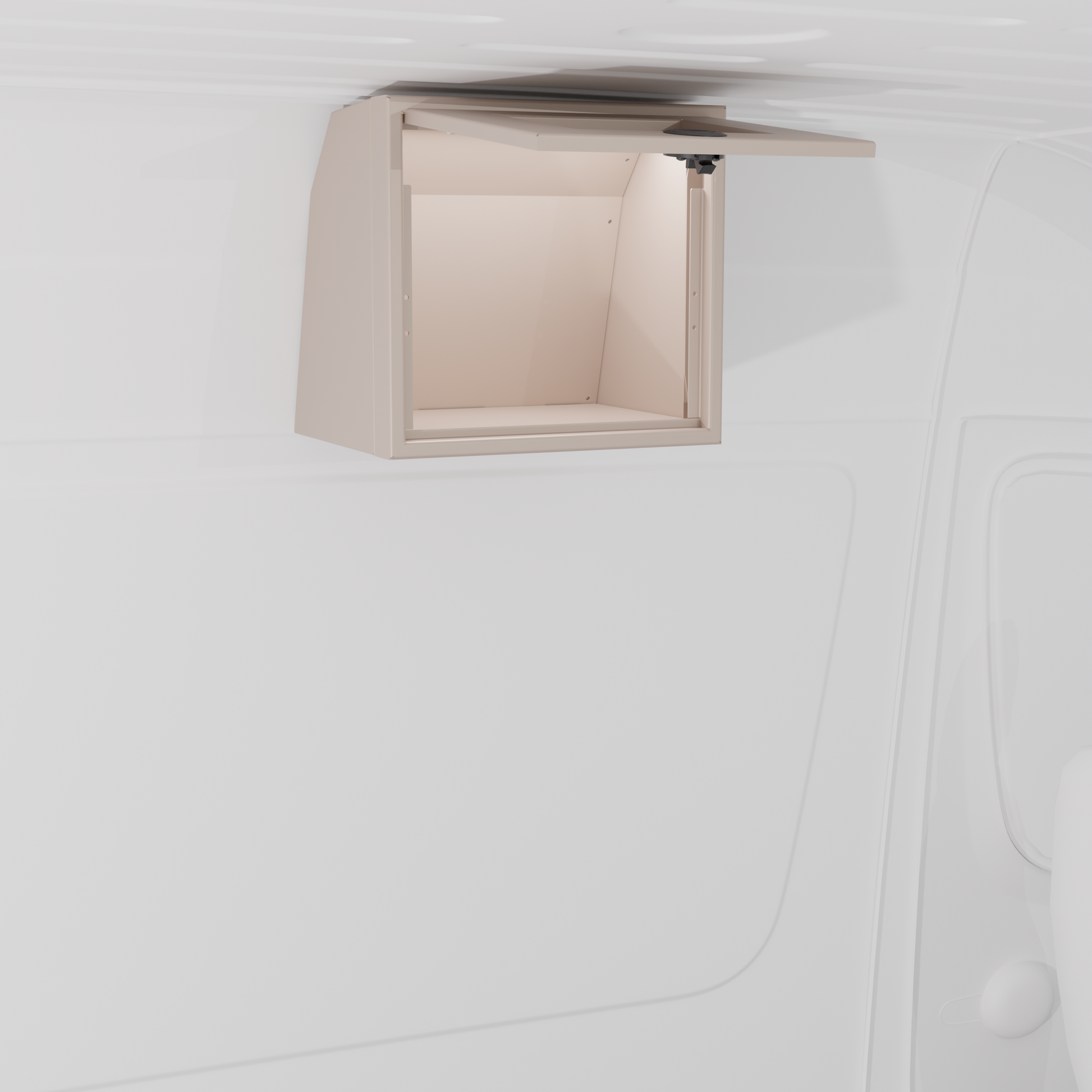Van Wife Components - 16" Aluminum Upper Cabinet