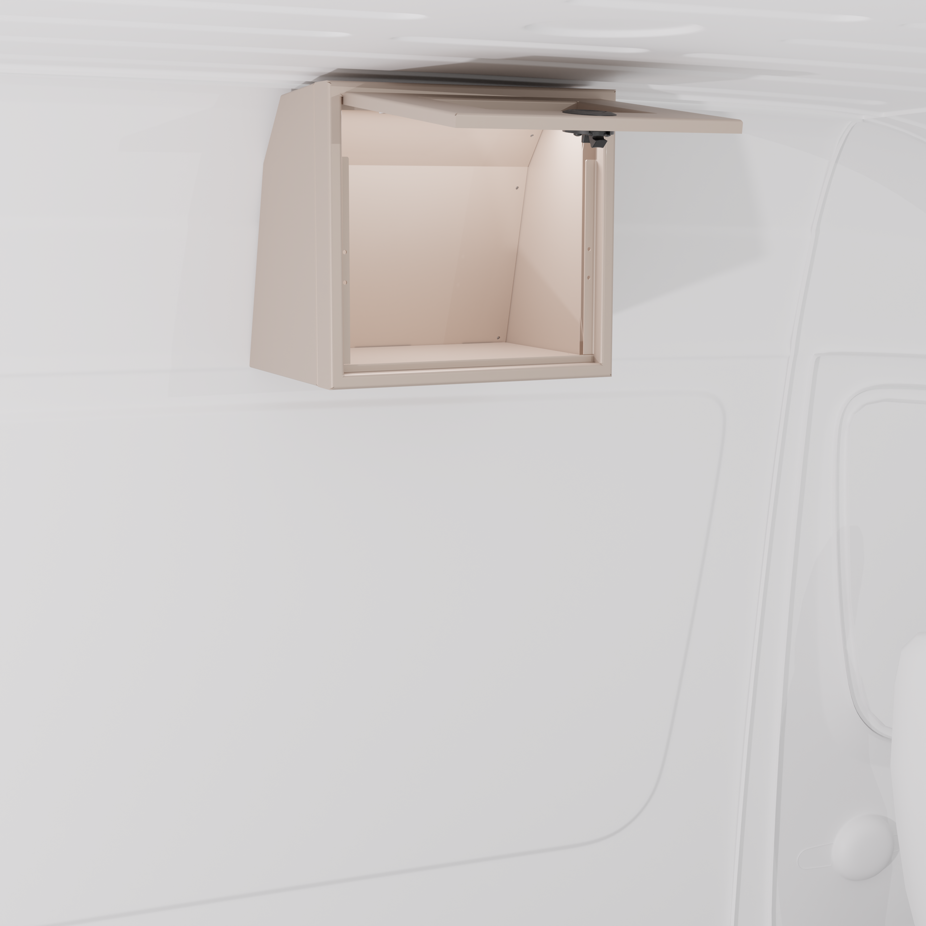 Van Wife Components - 16" Aluminum Upper Cabinet