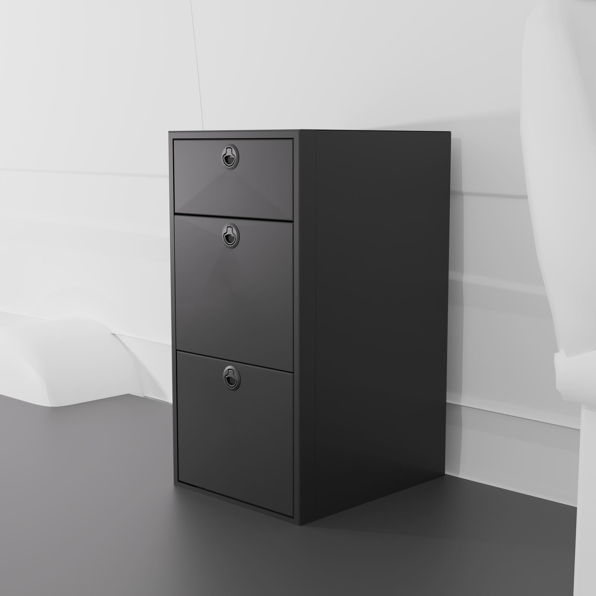 Van Wife Components - 18" Kitchen Base Cabinet - Three Drawer