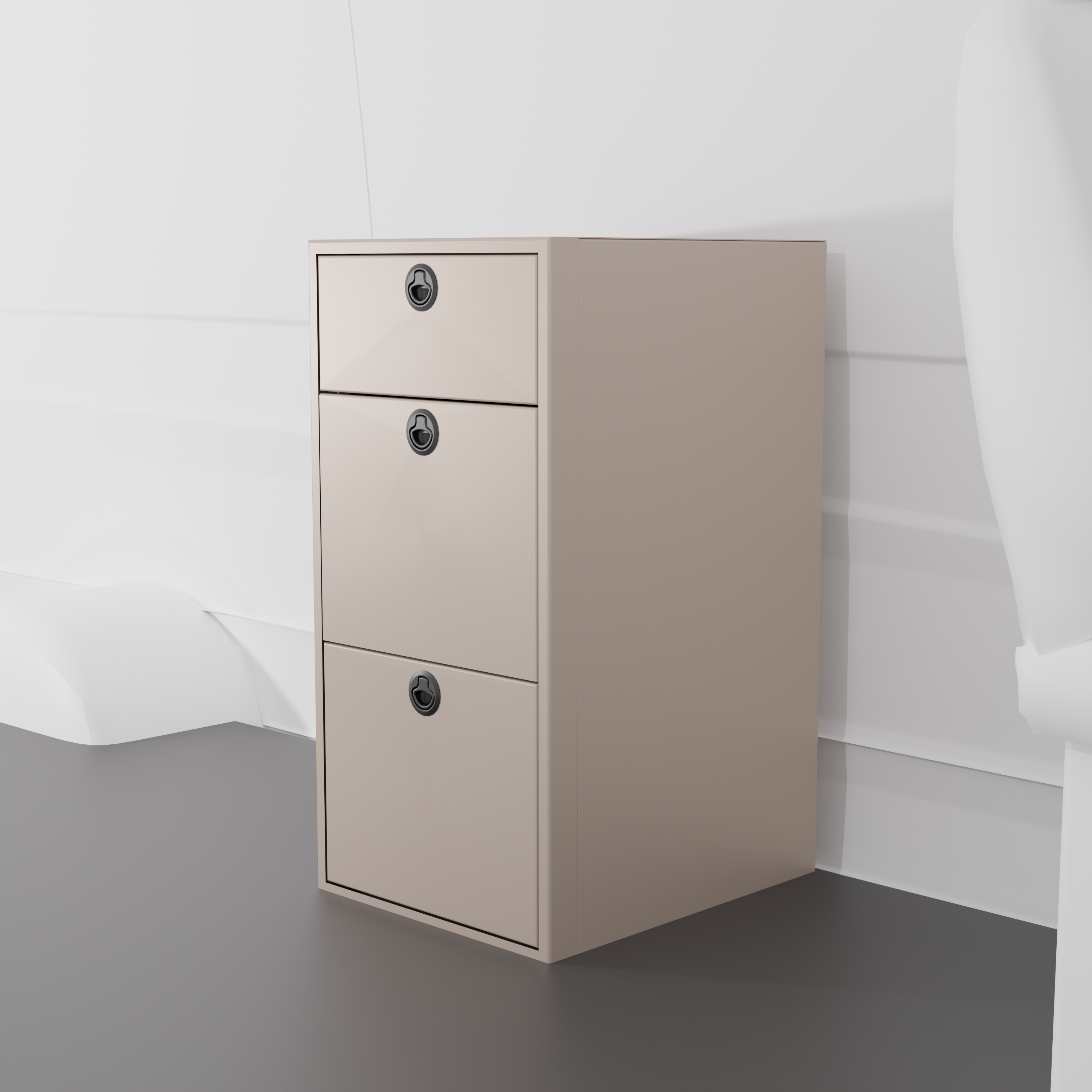 Van Wife Components - 18" Kitchen Base Cabinet - Three Drawer