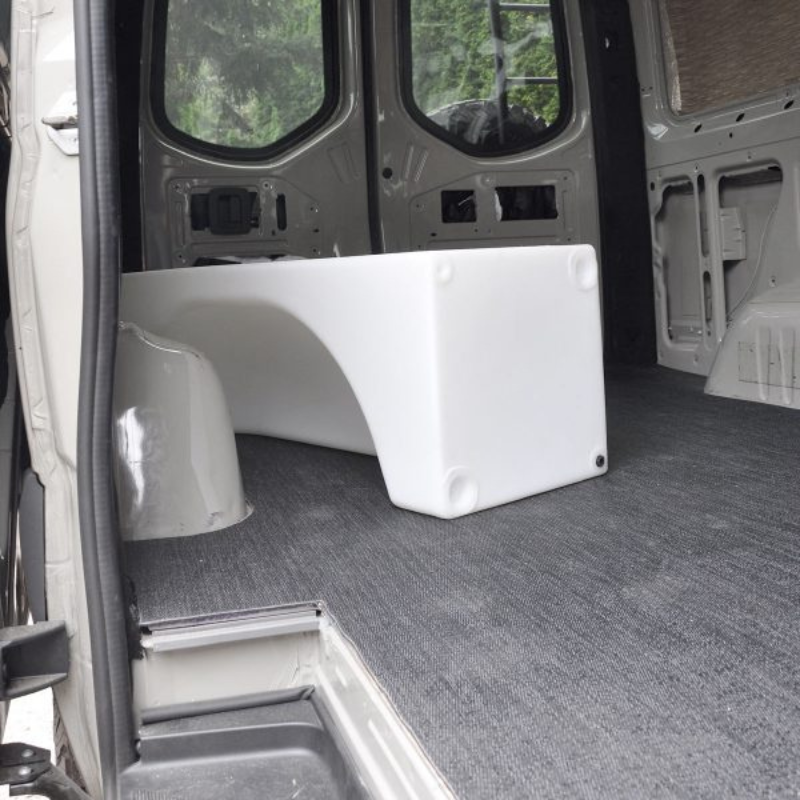 NW Conversions 36 Gallon Wheel Well Water Tank - Sprinter/Transit