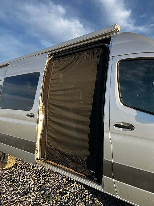 VanEssential Mercedes Sprinter Sliding Door Bug Screen
