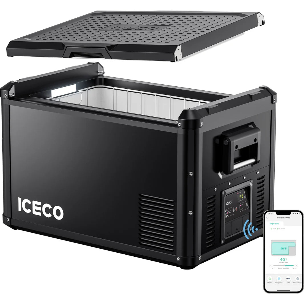 ICECO VL60ProS 12/24V Single Zone Portable Refrigerator Freezer 60L