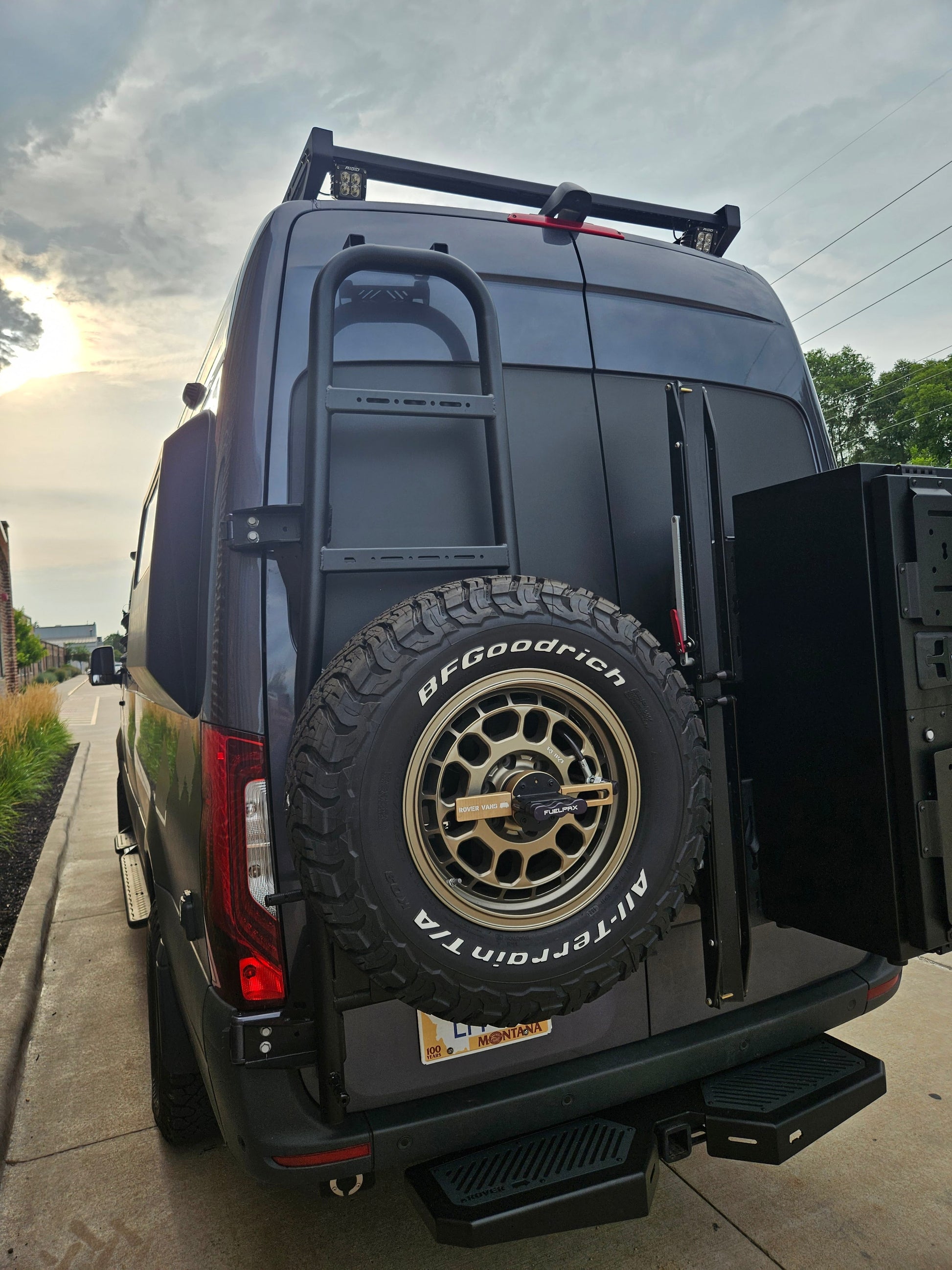 Rover Vans Ladder & Tire Carrier (Mercedes Sprinter)