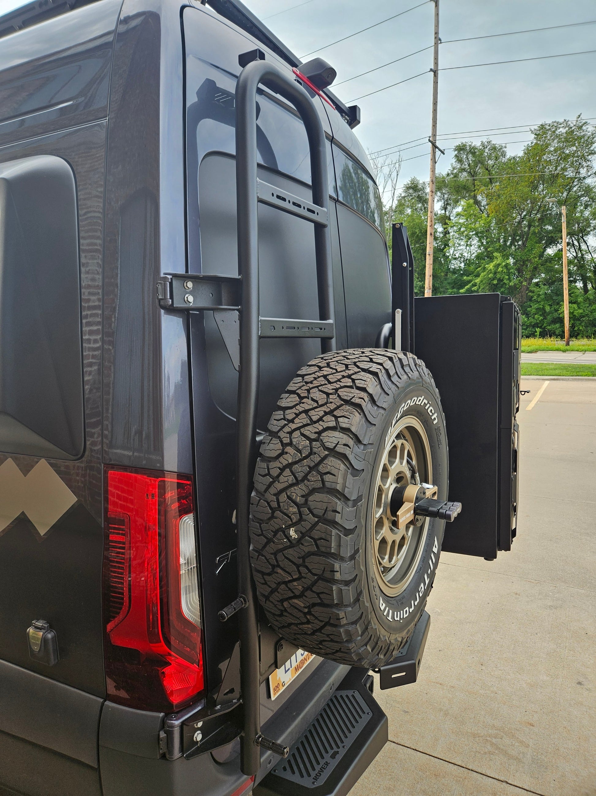 Rover Vans Ladder & Tire Carrier (Mercedes Sprinter)